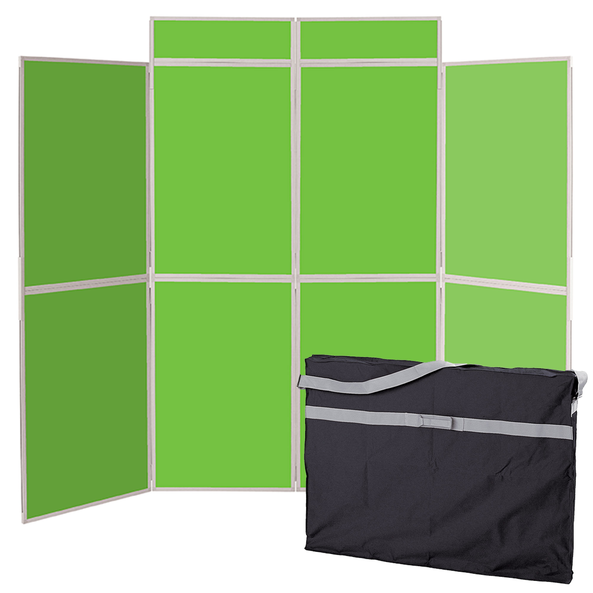 Folding 8 Panel Exhibition Display Kit Plastic Frame Wonderwall