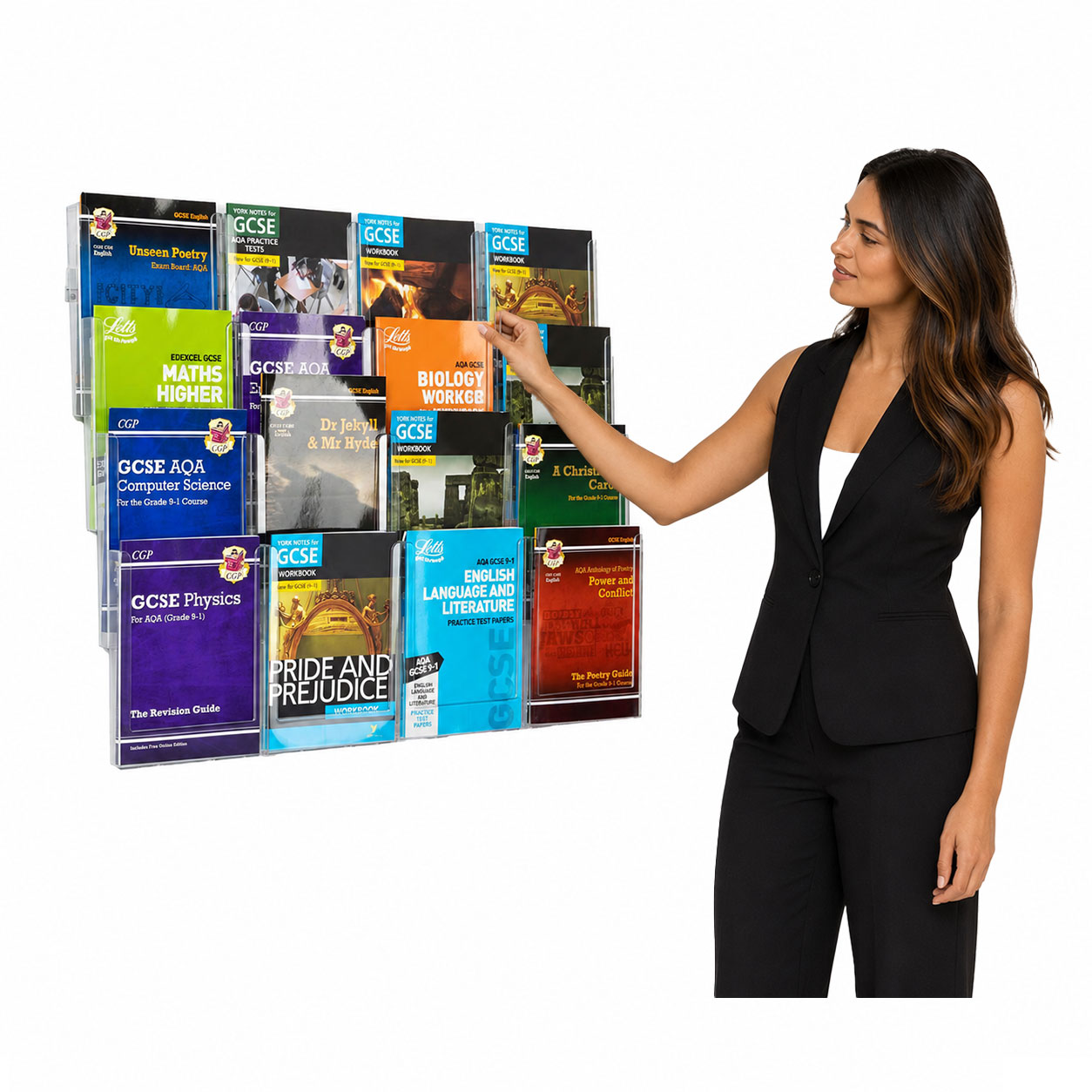 Expanda-Stand™ Leaflet Display Kit - Clear Pockets