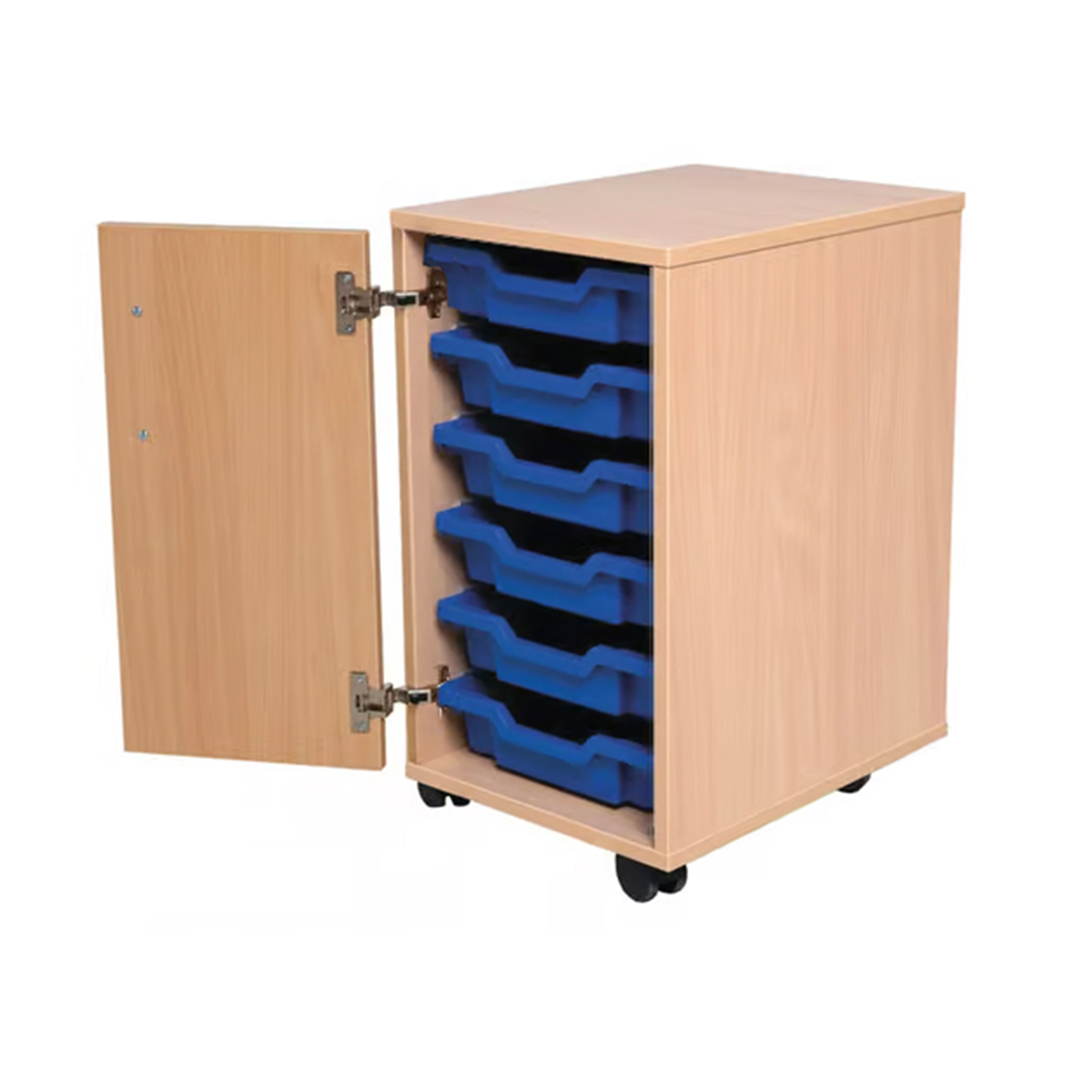 School Tray Storage 6 Shallow Trays With Door School Tray Storage 6 Shallow Trays With Door
