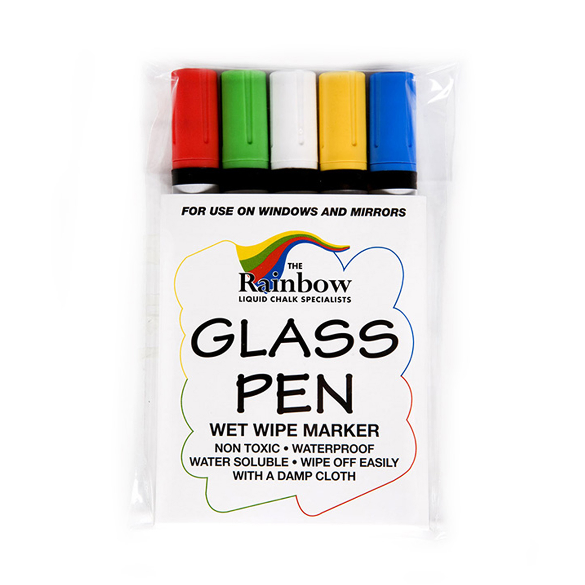 Wet-wipe Glass and Blackboard Narrow Tip Pens