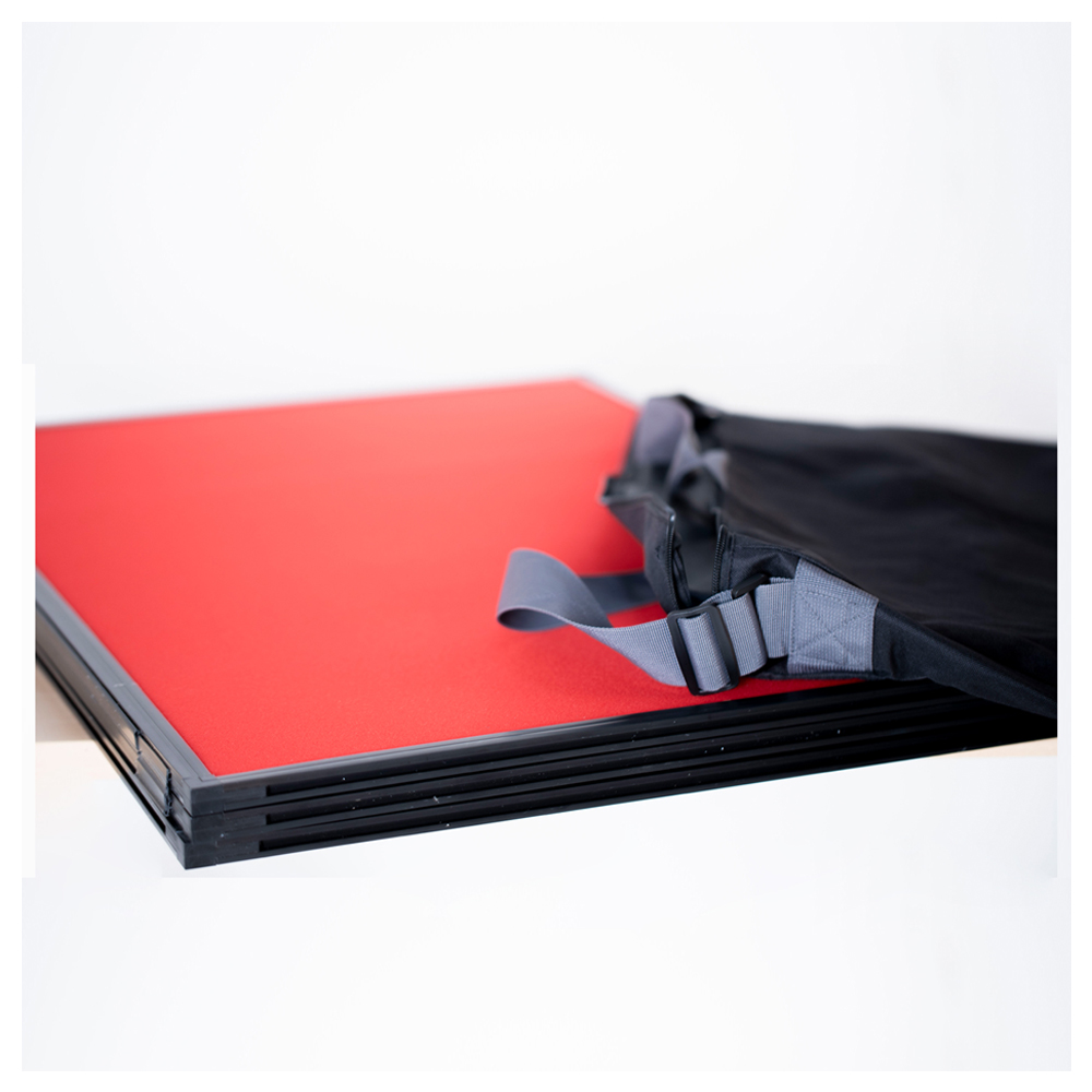 Cherry Red / Dove Grey 8 Panel Display Kit - Plastic Frame Cherry Red / Dove Grey 8 Panel Display Kit - Plastic Frame