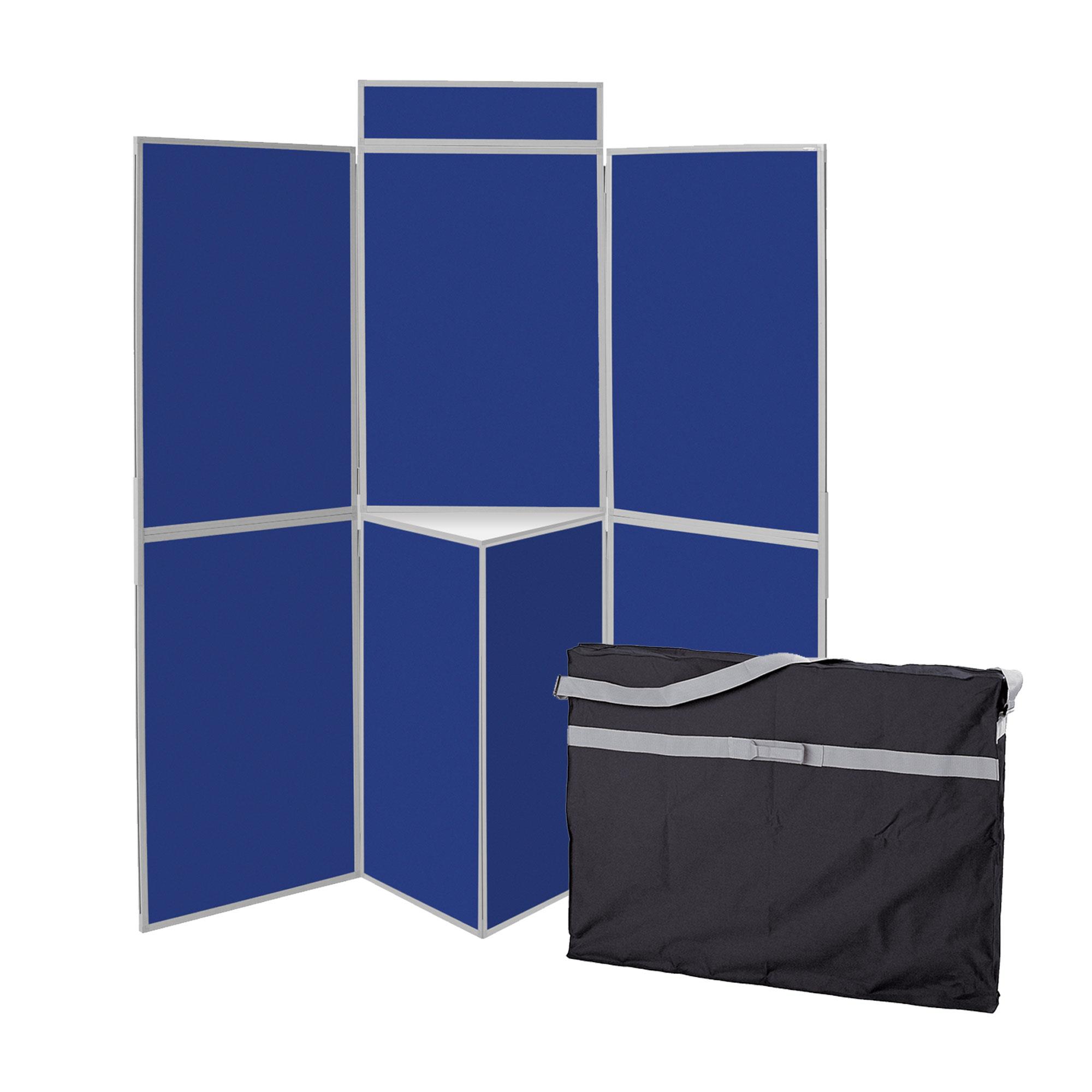 Folding 7 Panel Exhibition Display Kit - Plastic Frame Folding 7 Panel Exhibition Display Kit - Plastic Frame