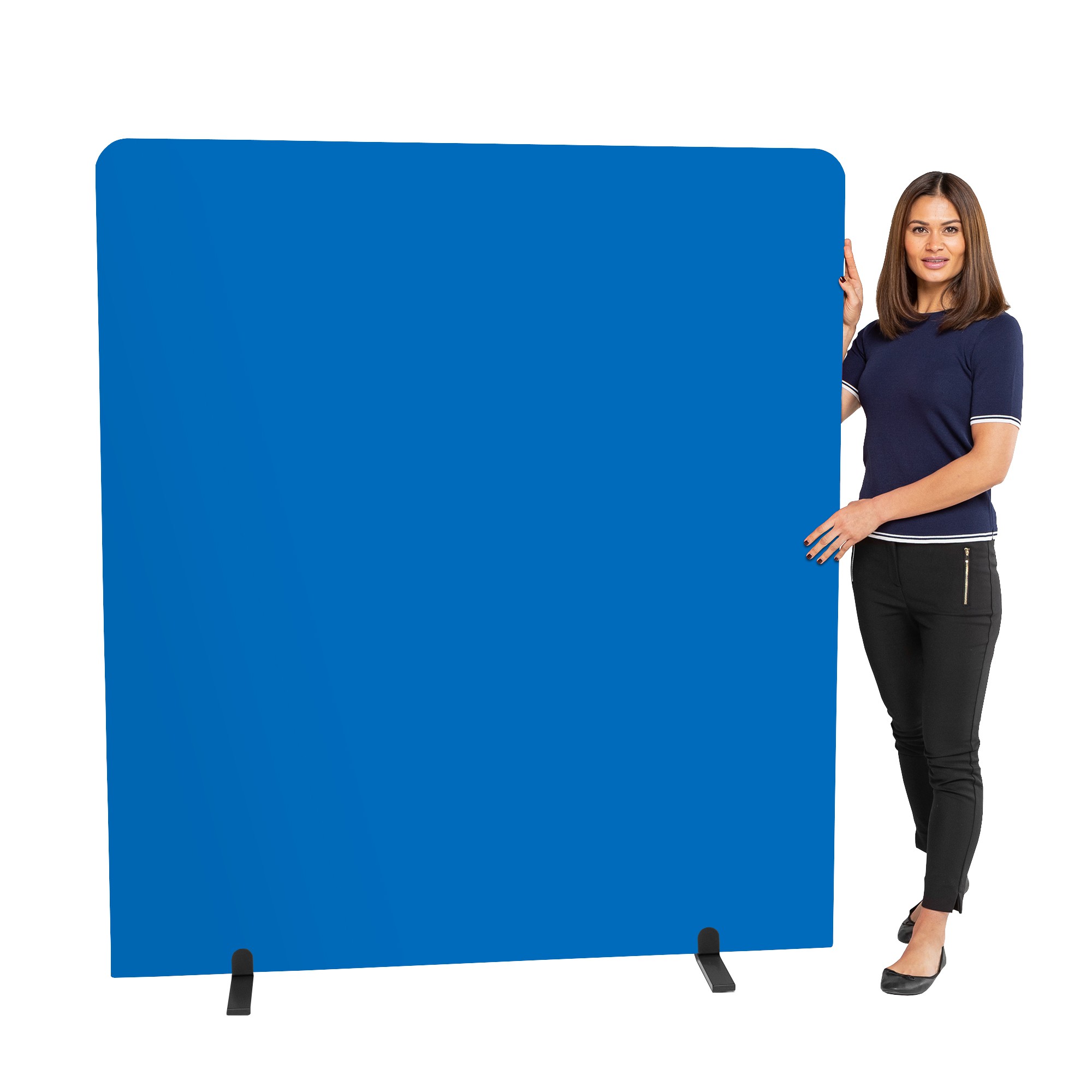 Curved Divider Screen - Woven Cloth