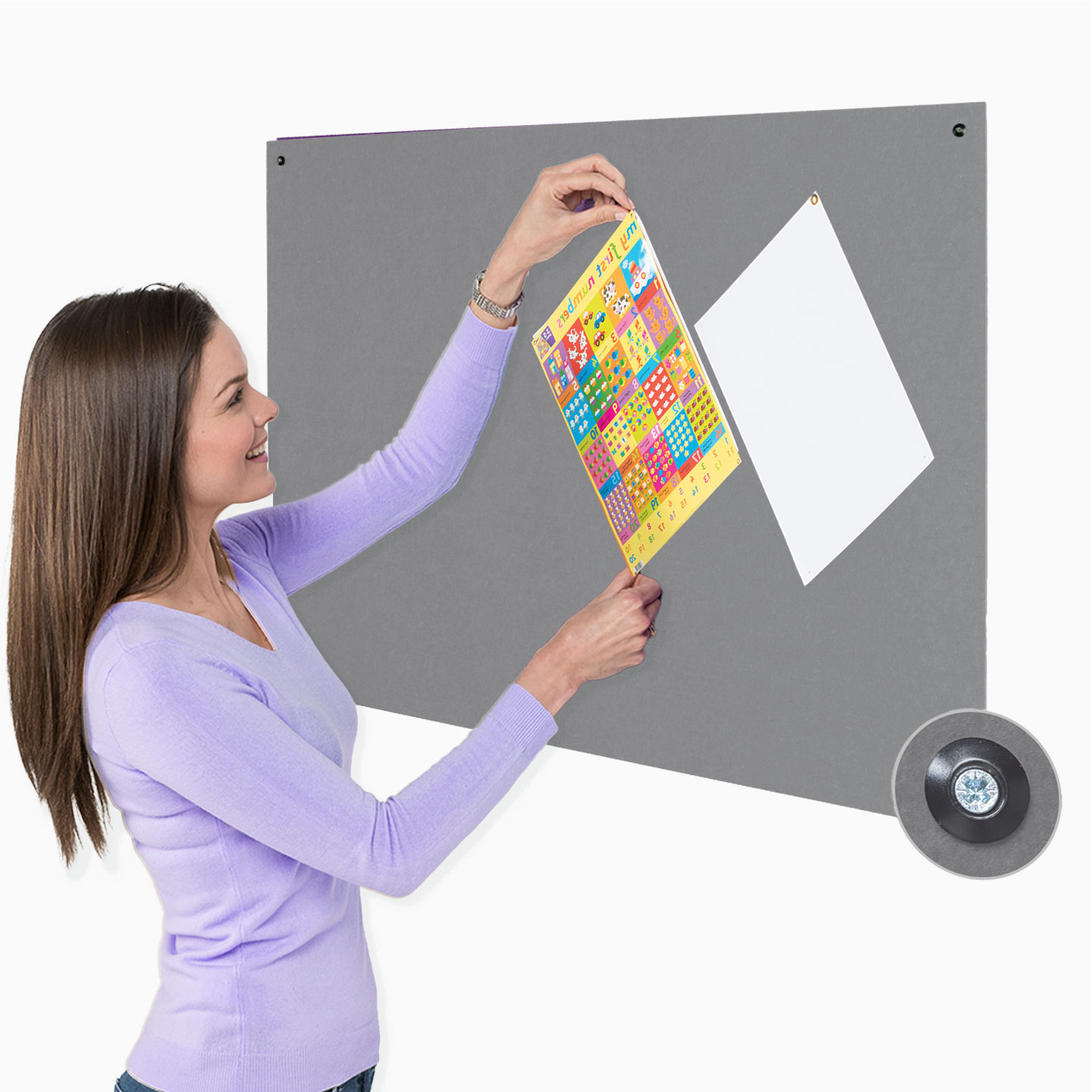 Firewall® Frameless Noticeboard