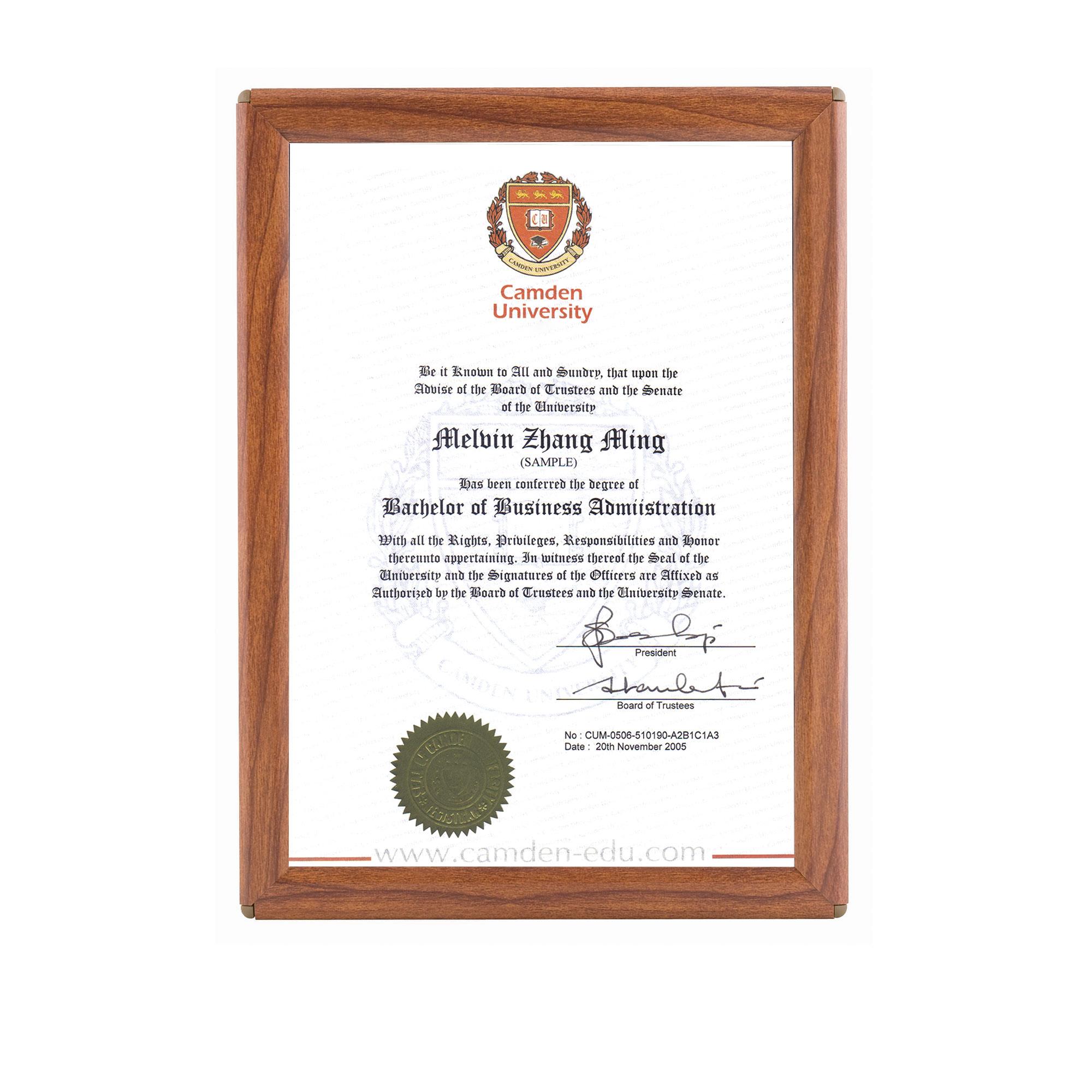 Showpoint Certificate Frame