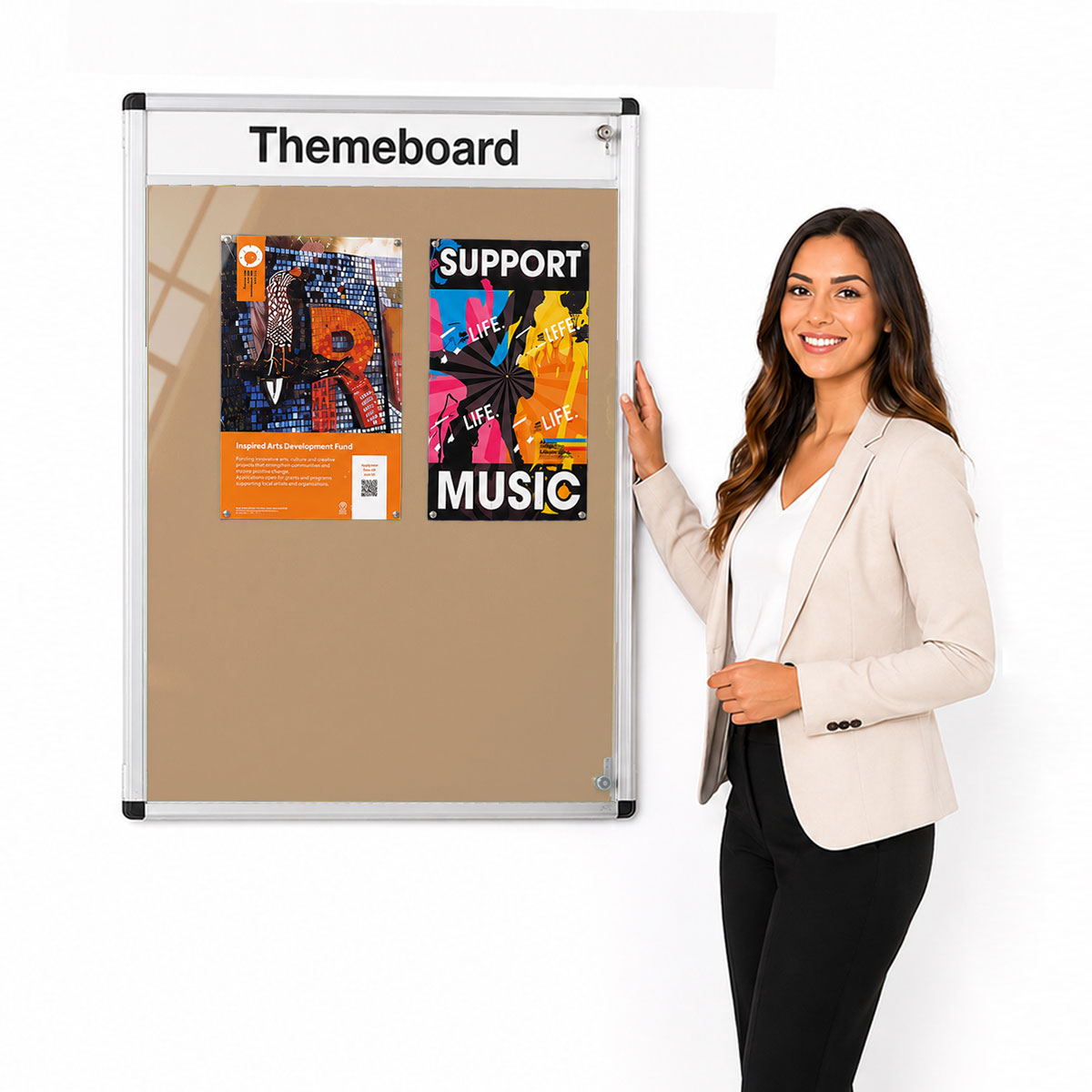 Headspace Tamperproof Noticeboard