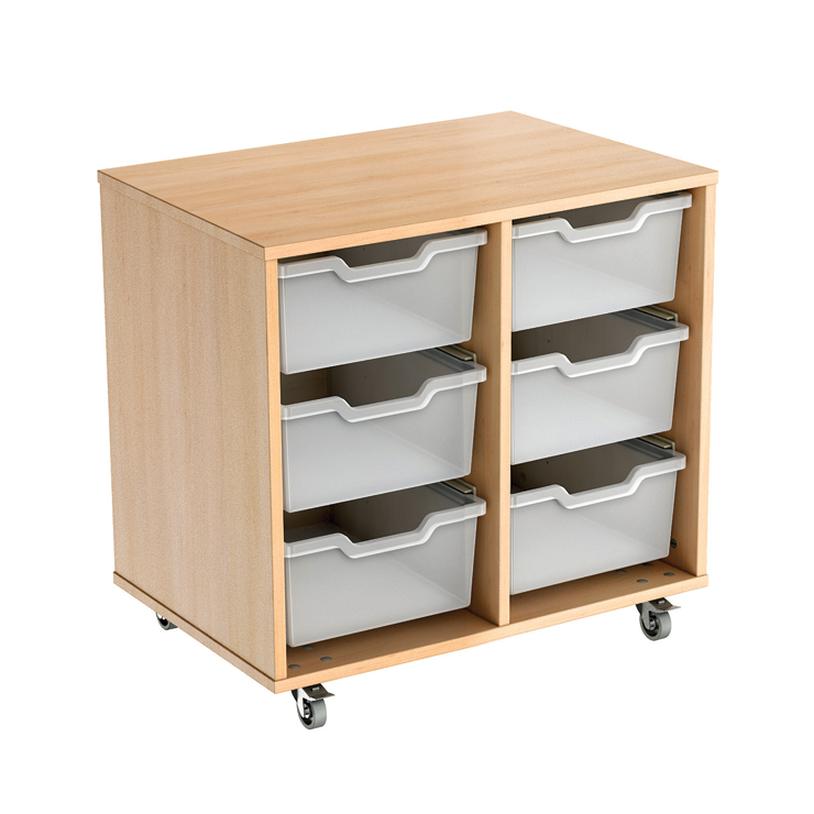 School Tray Storage - 6 Deep Trays