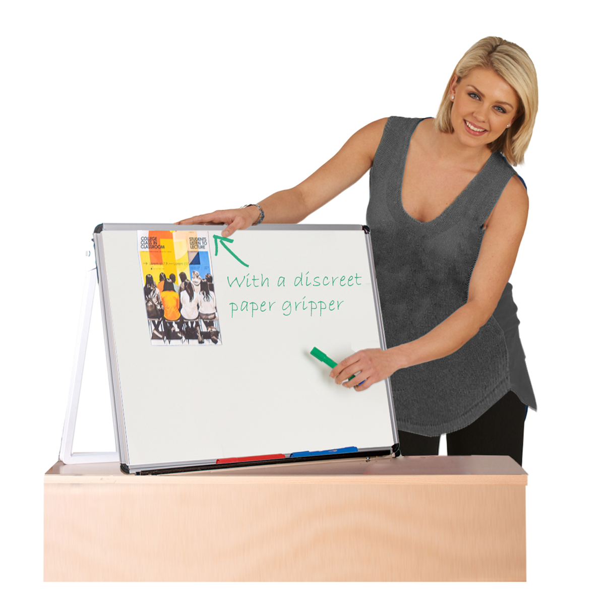 Large Junior Magnetic Desktop Easel with Big Book Ledge Support Large Junior Magnetic Desktop Easel with Big Book Ledge Support