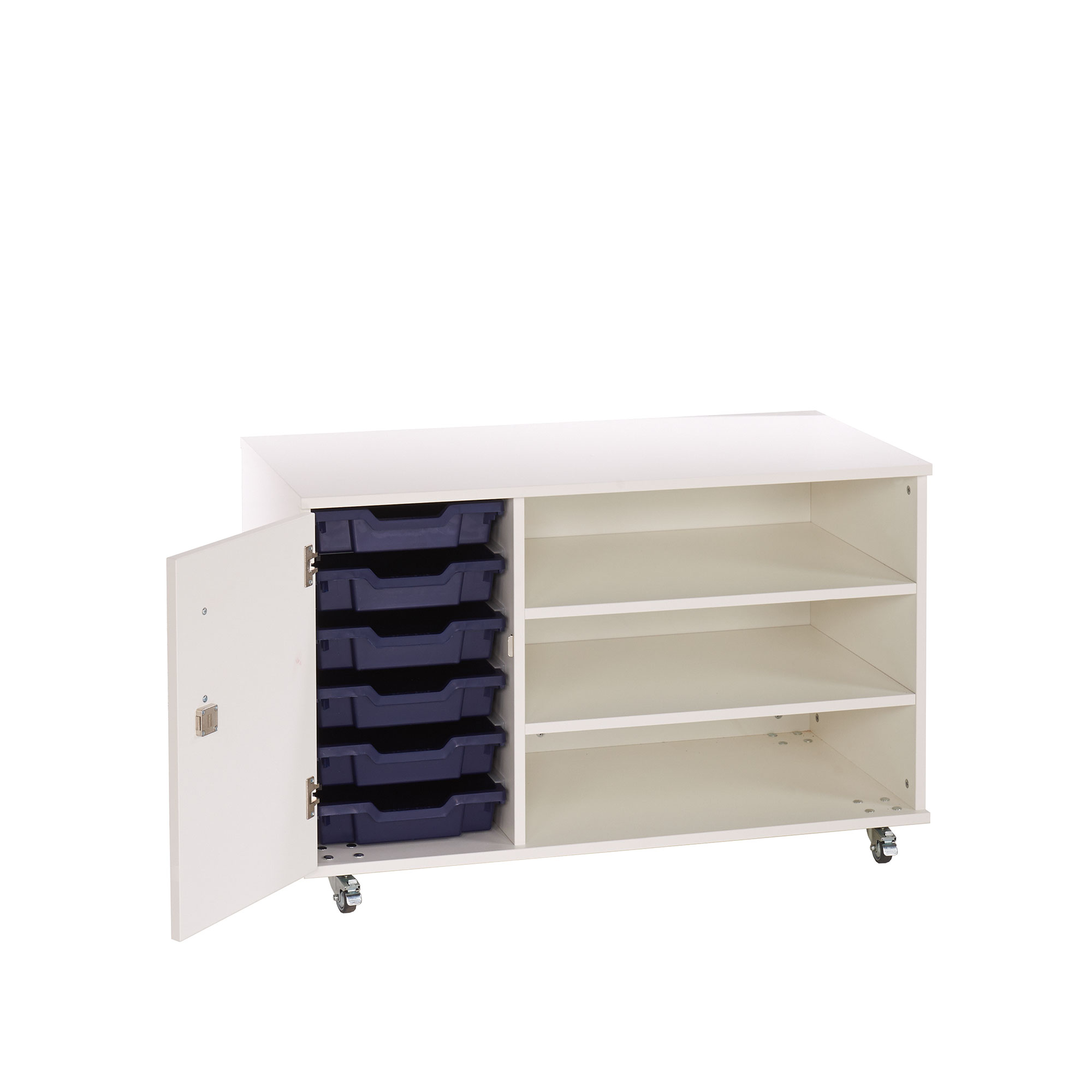 Colourbox Junior School Tray and Shelf Cabinet | Wonderwall Products Ltd