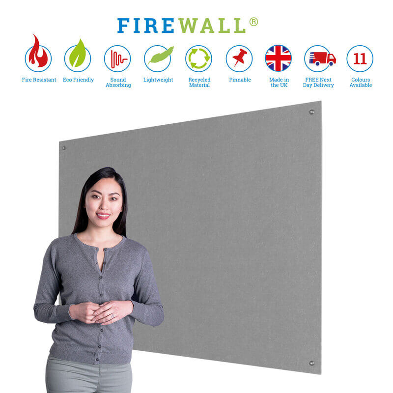 Firewall® Frameless Noticeboard