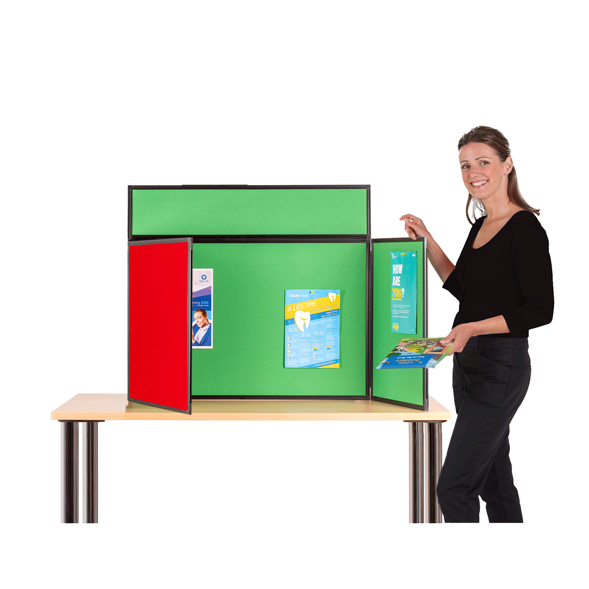 Landscape Tabletop Display Kit  Cherry Red / Quince