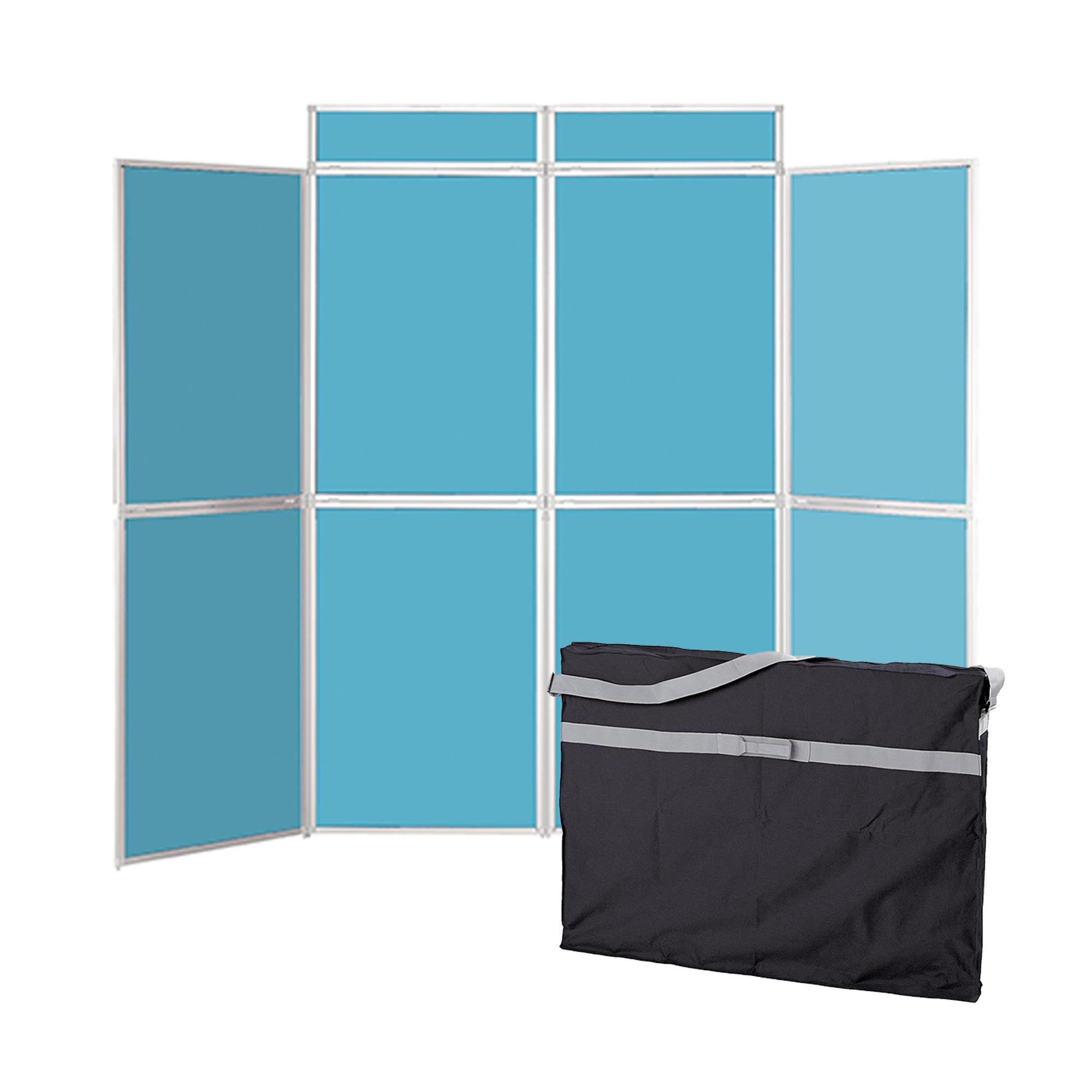 Extra Large Exhibition Display Kit - 8 Panel - Aluminium Frame