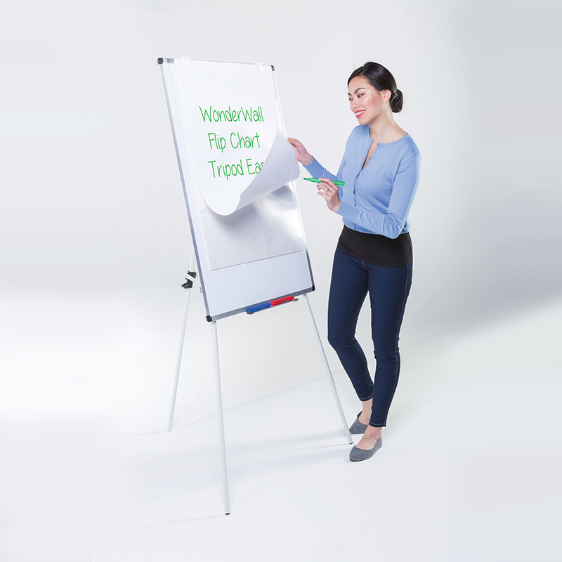 Classic Magnetic Tripod Flipchart Easel Classic Magnetic Tripod Flipchart Easel