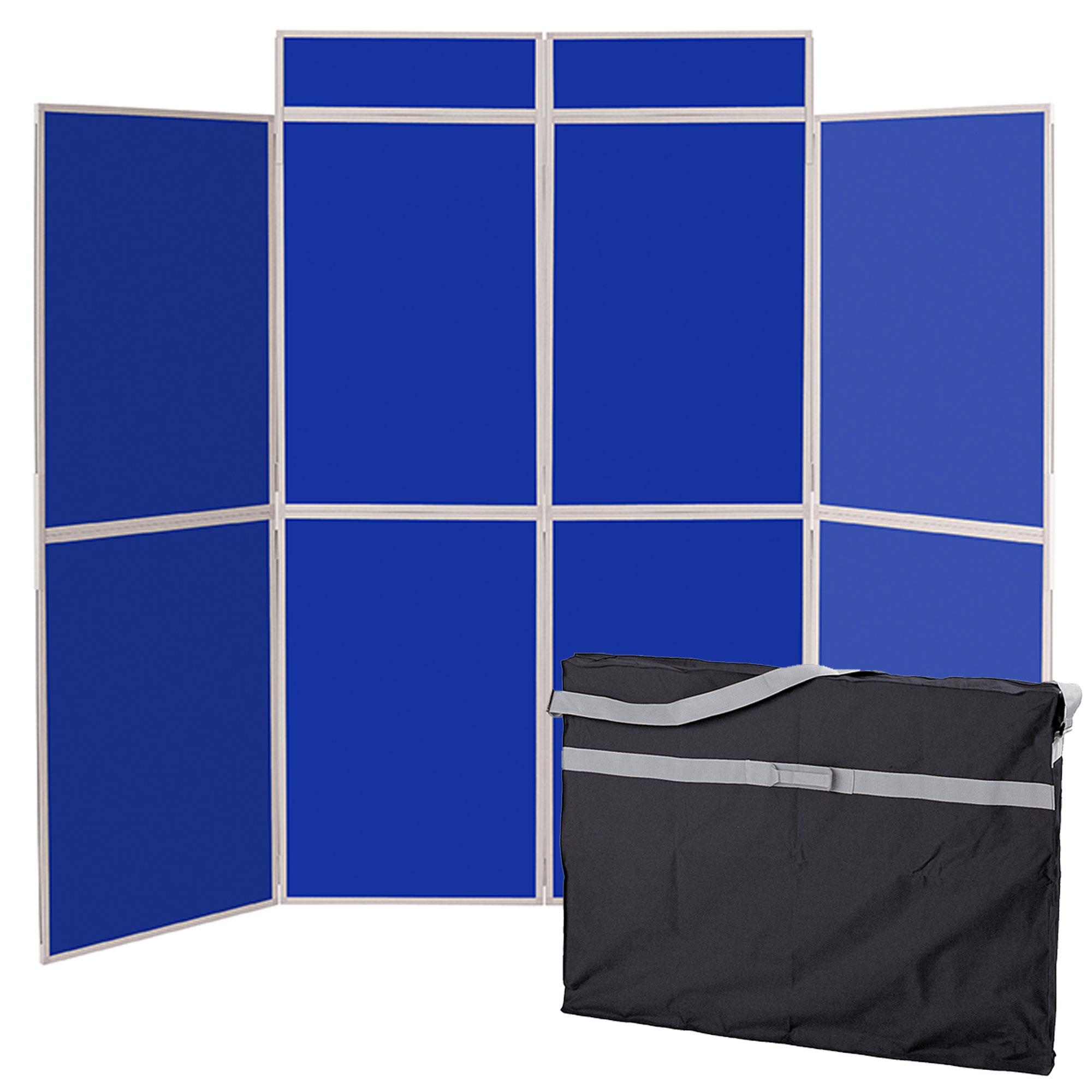 Black with Grey Frame Offices 11 Colours For Schools Room Divider Exhibitions Wonderwall Folding 6 Panel Display Kit with Bag & Header/Office partition