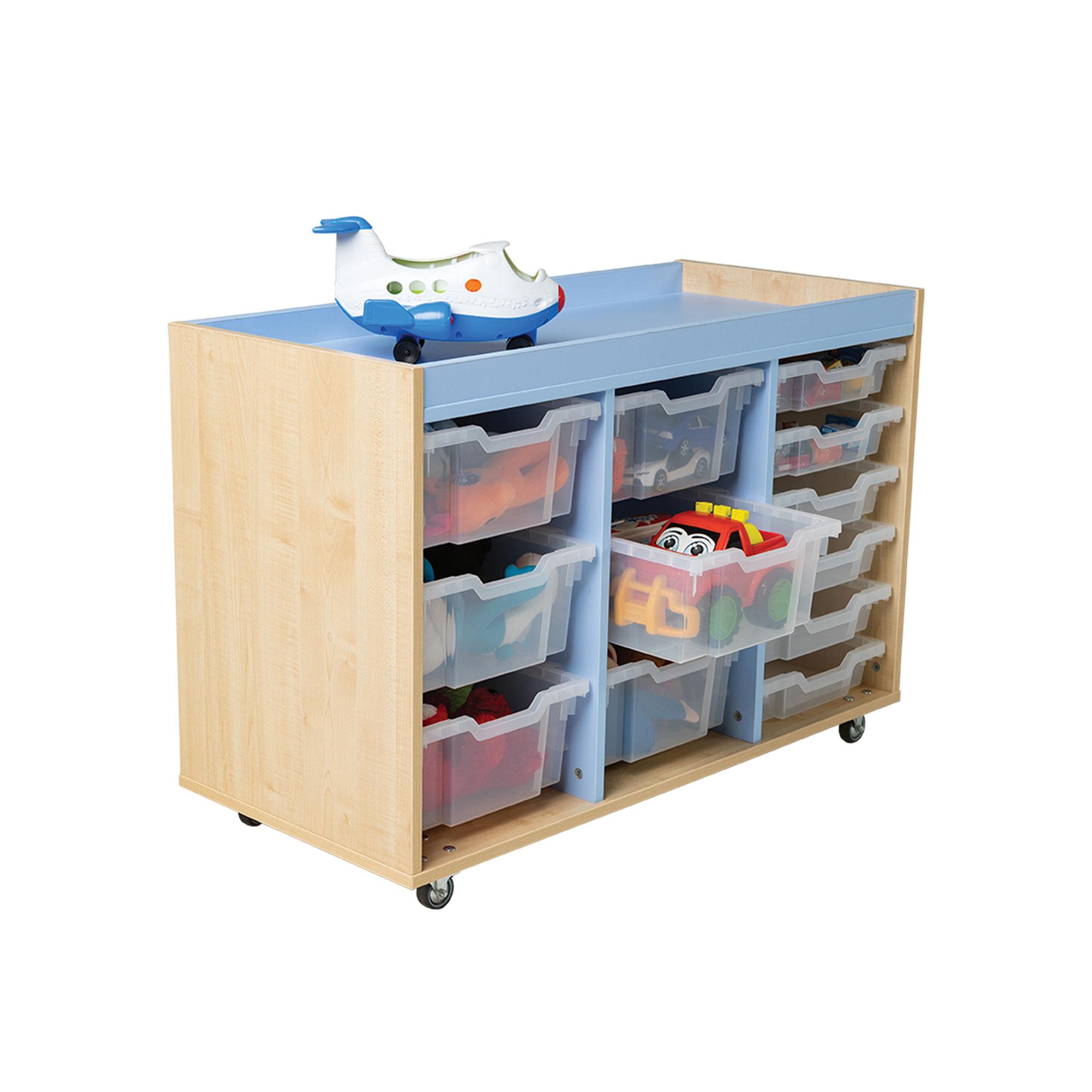 TruBlue Childrens Triple Column Mixed Tray Unit