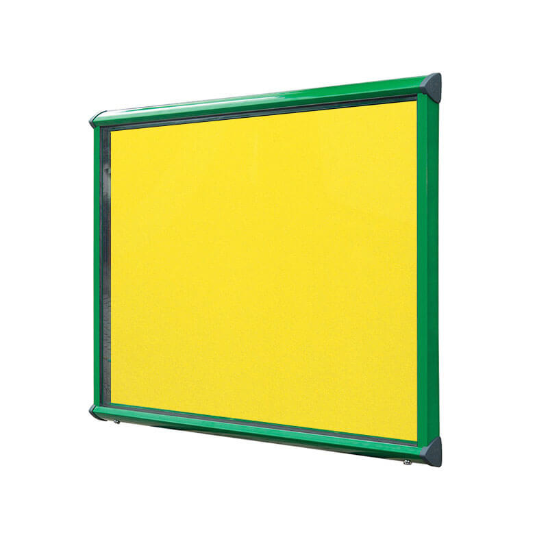 Outdoor Lockable Noticeboard with Coloured Frame | Wonderwall Products Ltd