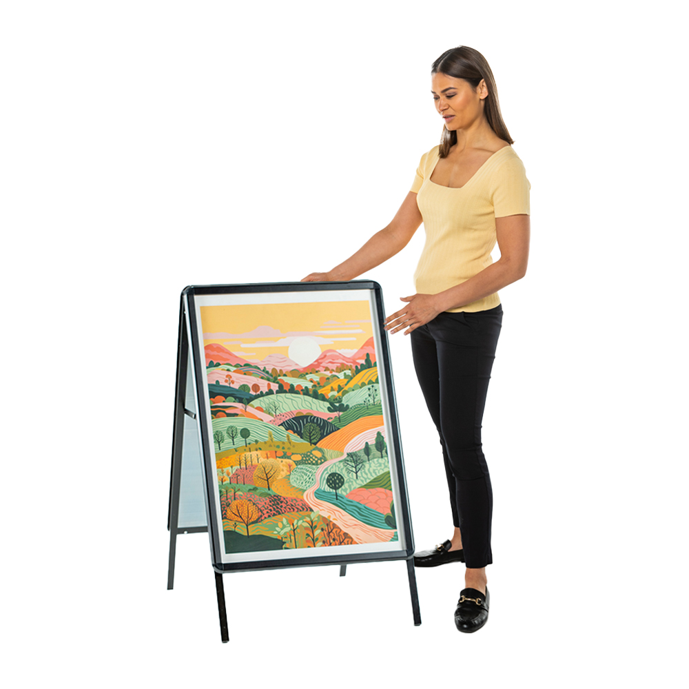 Showpoint  Black Outdoor 'A' Frame Showpoint  Black Outdoor 'A' Frame