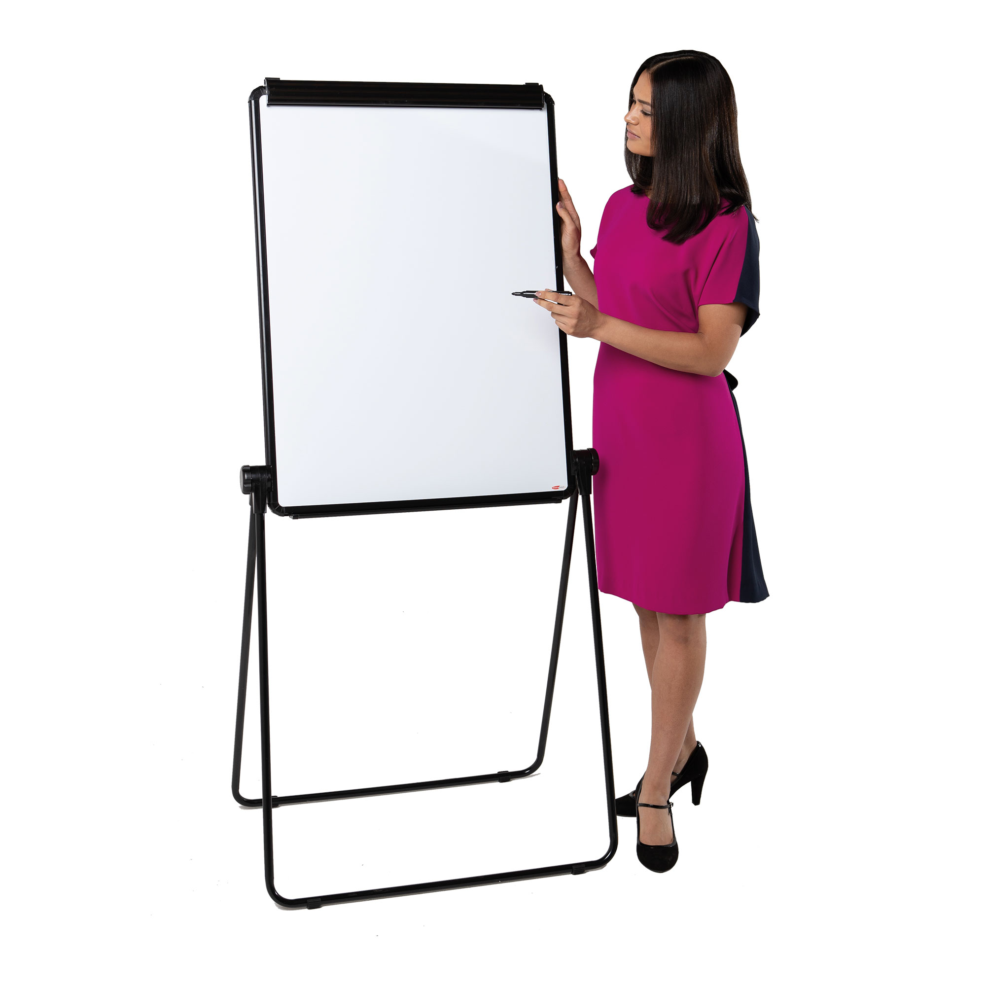 Double-Sided Magnetic Flipchart Easel Double-Sided Magnetic Flipchart Easel