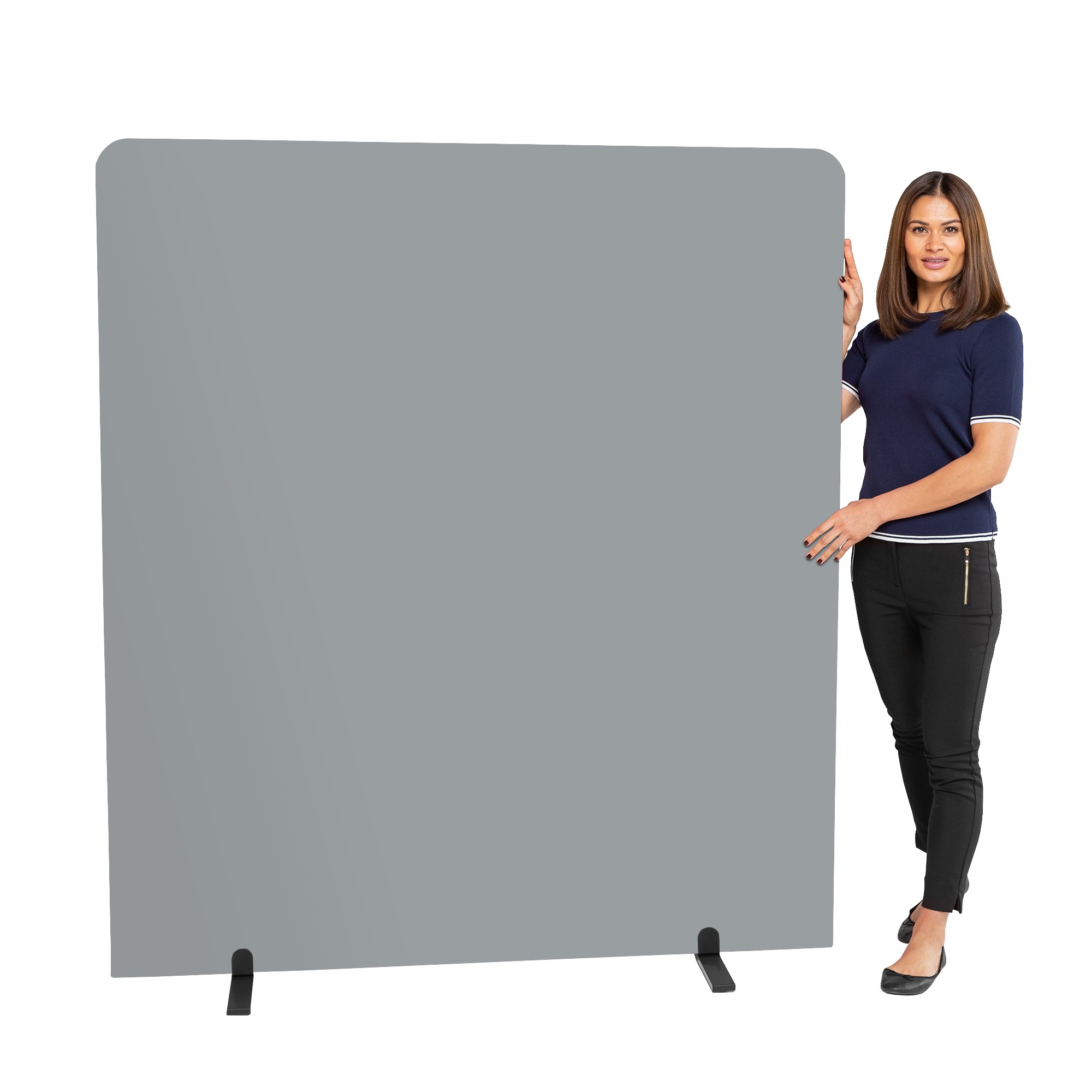Curved Divider Screen - Woven Cloth