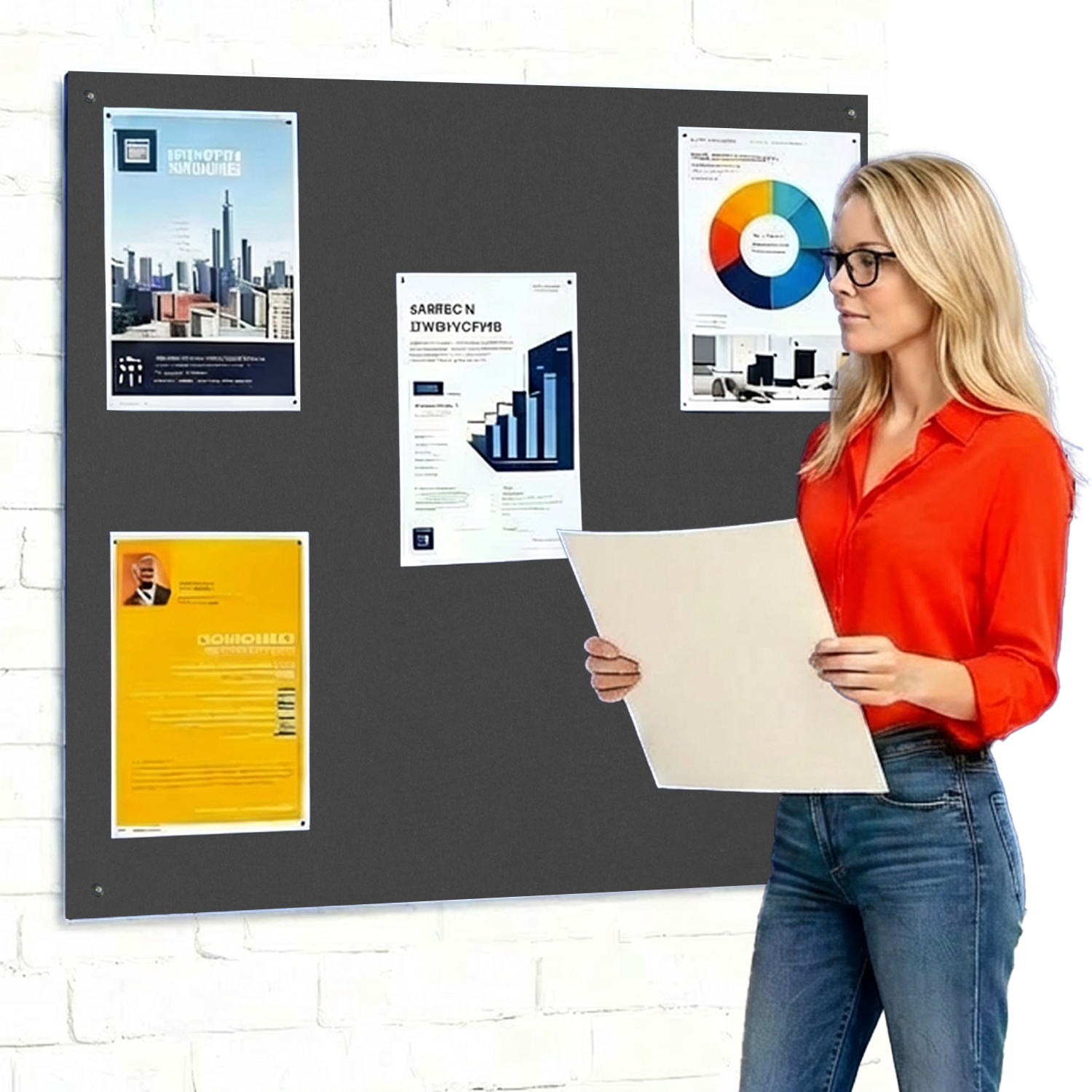 Firewall® Frameless Noticeboard