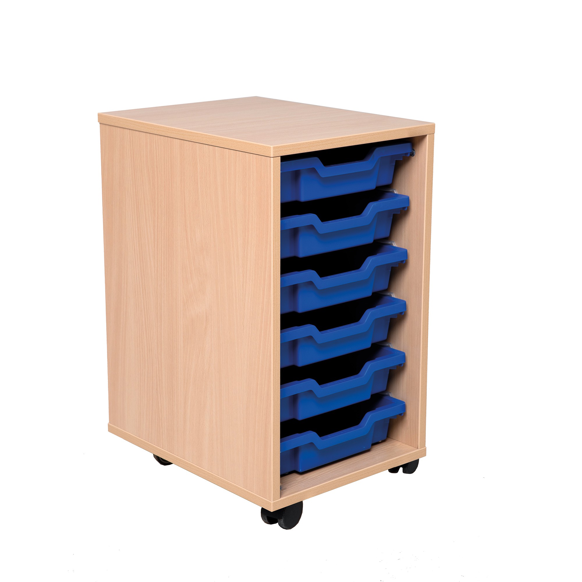 Single Column Shallow Tray Storage Unit