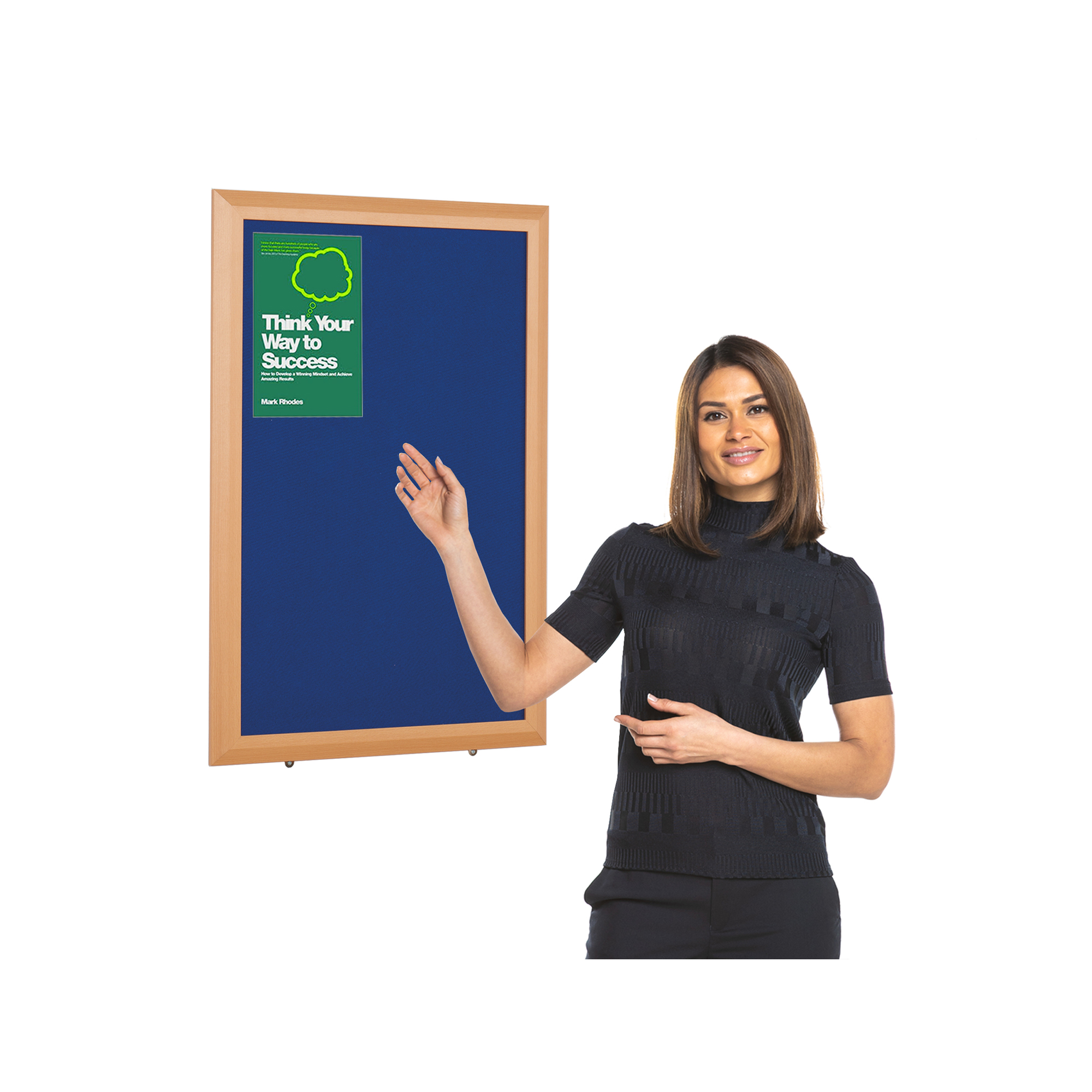 Eco-Friendly Noticeboards with Deluxe Beech Effect Frame Eco-Friendly Noticeboards with Deluxe Beech Effect Frame
