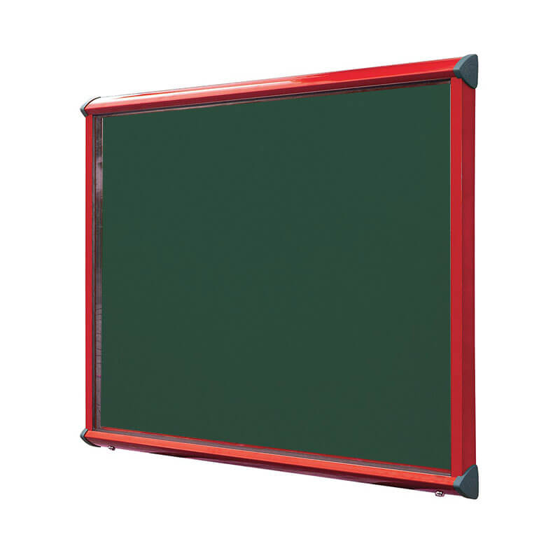 Exterior Lockable Noticeboard with Coloured Frame Exterior Lockable Noticeboard with Coloured Frame