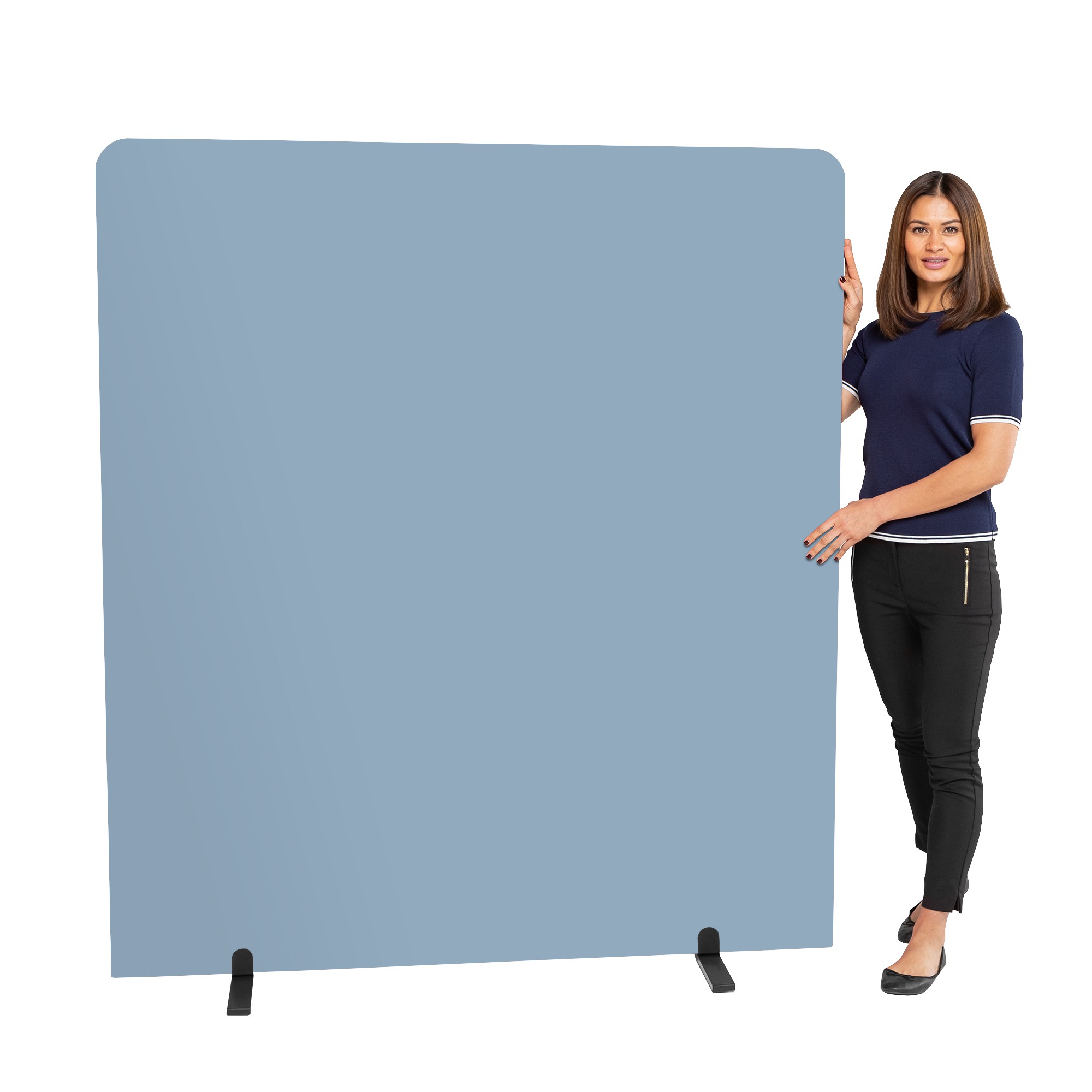 Curved Divider Screen - Woven Cloth Curved Divider Screen - Woven Cloth