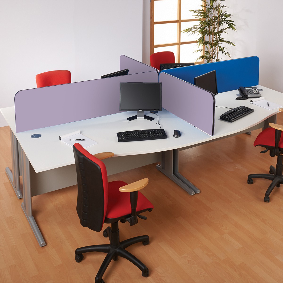 Curved Desk Screen - Loop Nylon 