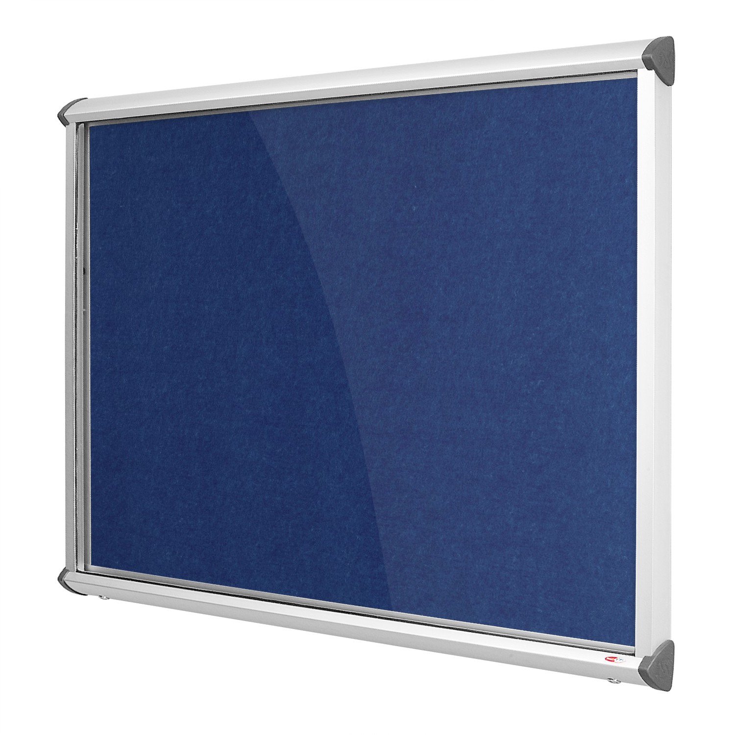 Firewall® Interior Showcase Fire-Resistant Noticeboard with Satin Aluminium Frame