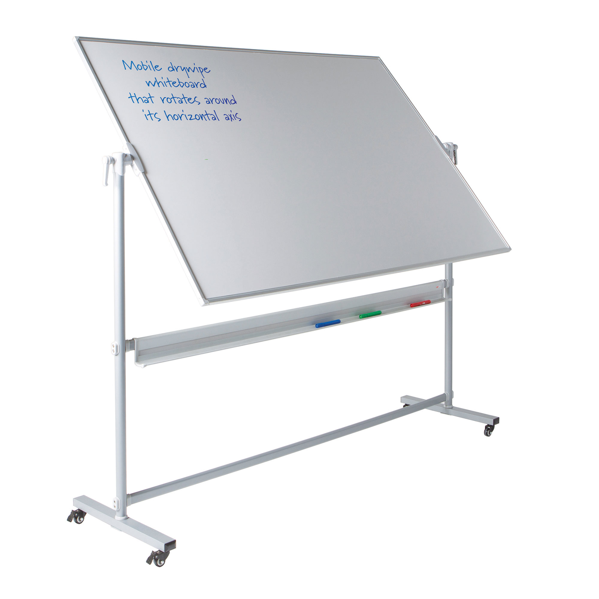 Double-Sided Magnetic Revolving Mobile Whiteboard Double-Sided Magnetic Revolving Mobile Whiteboard