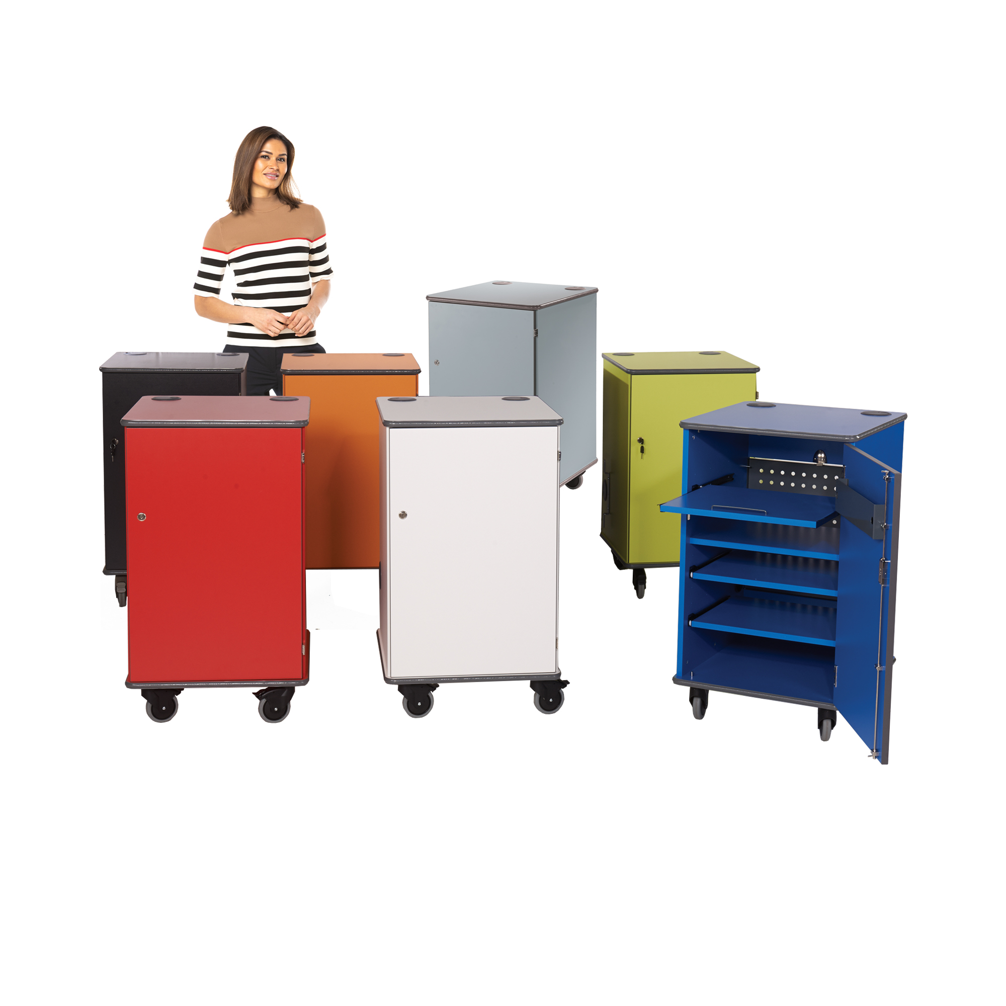 Deluxe Coloured Multi-Media Cabinet Deluxe Coloured Multi-Media Cabinet