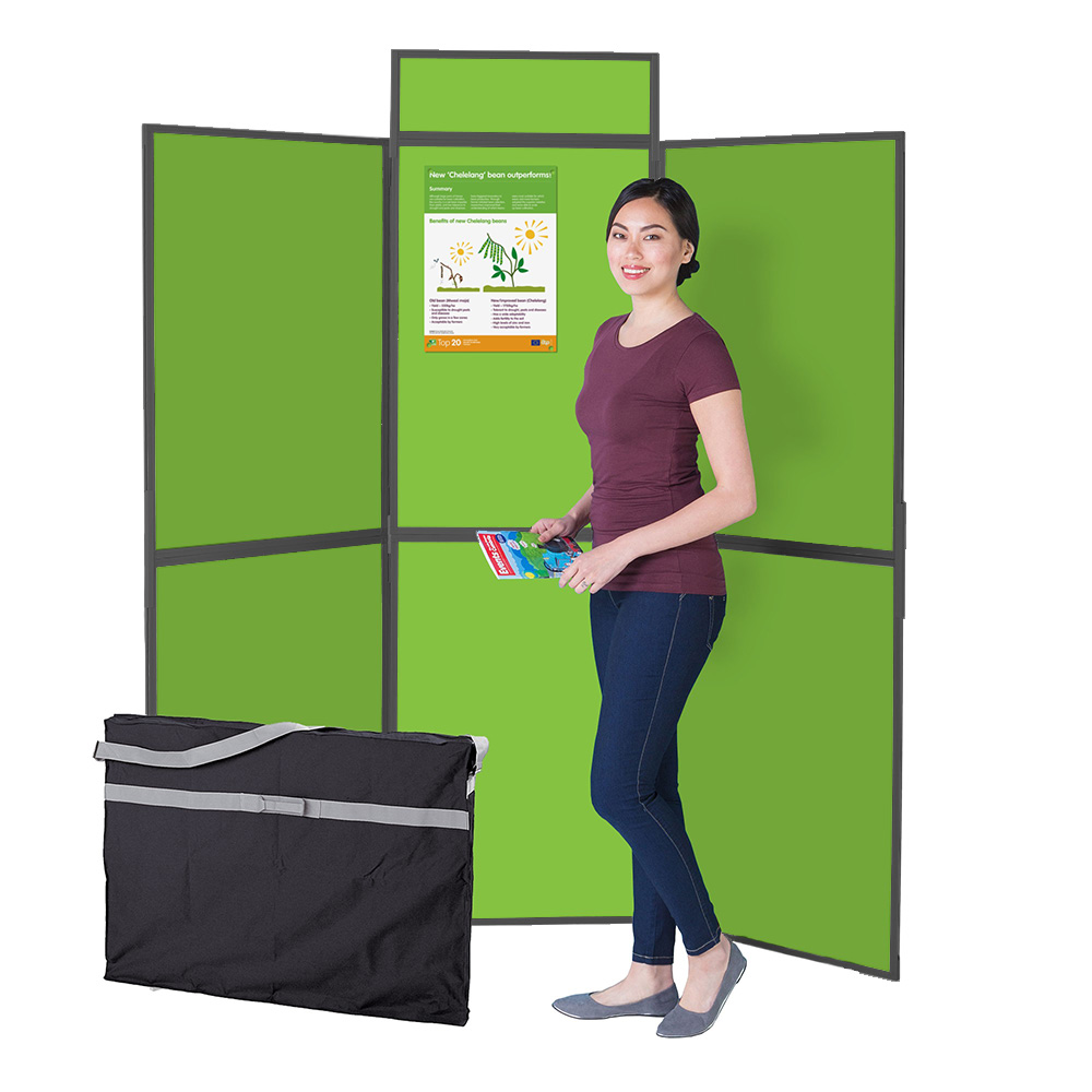 Folding 6 Panel Display Kit - Plastic Frame