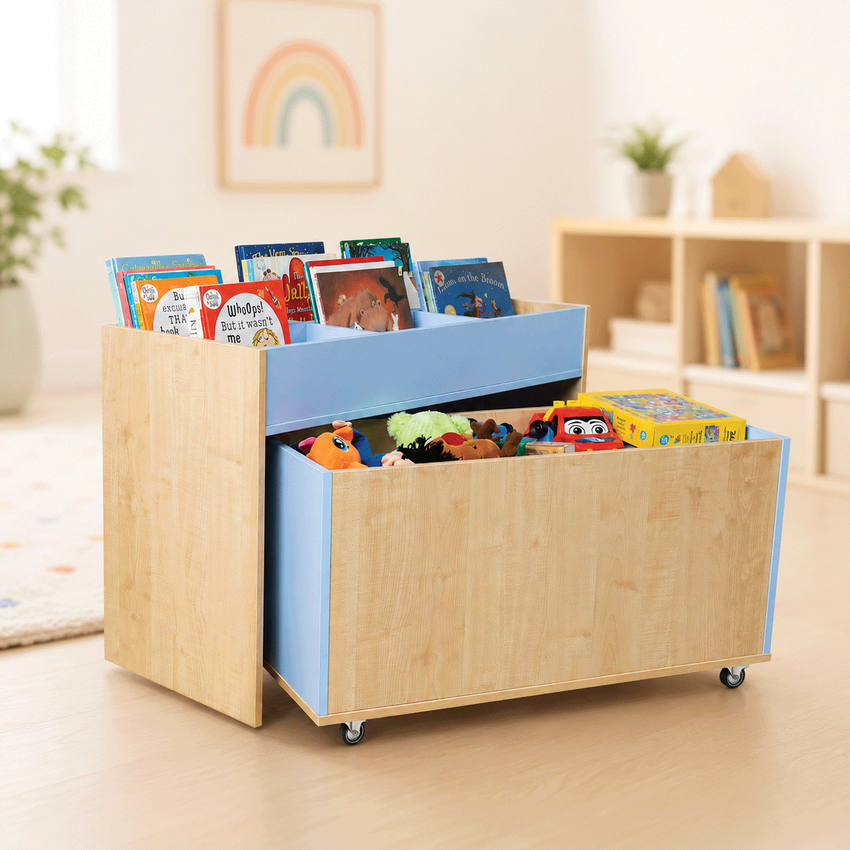 TruBlue Childrens Triple Kinderbox with Toy Storage