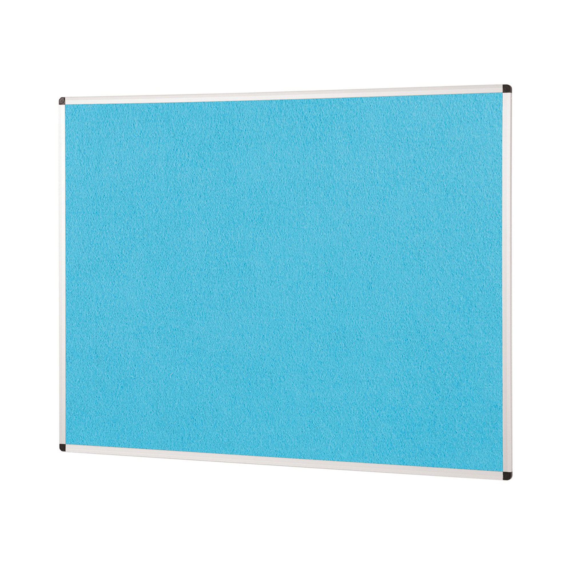 Aluminium Framed Loop Nylon Noticeboard - Vibrant Colours