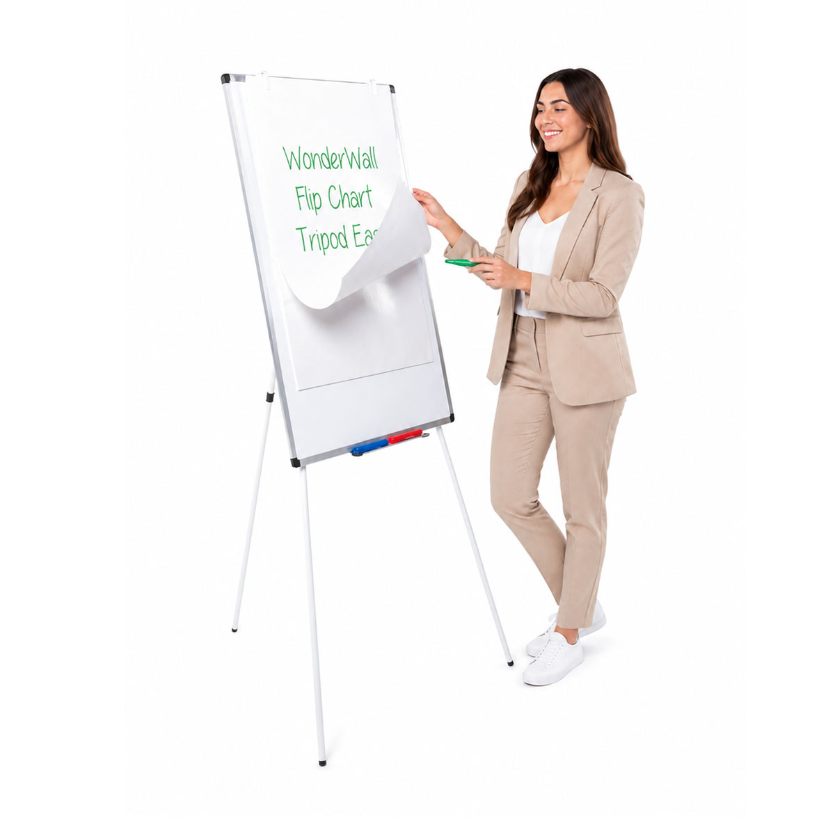 Classic Magnetic Tripod Flipchart Easel