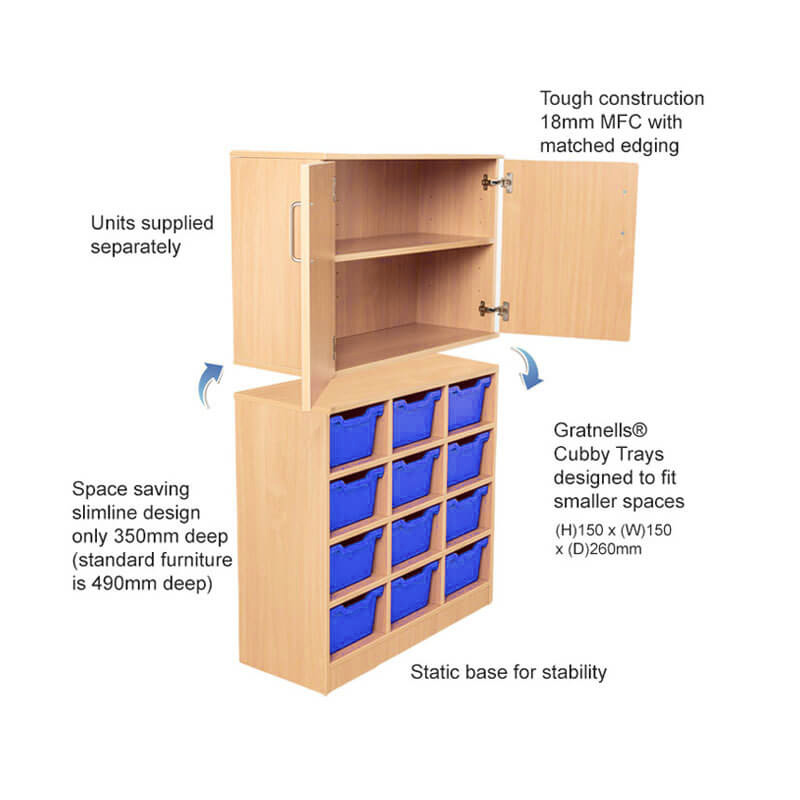 Slimline Storage 4 x 3 Base Unit ( Base B ) Slimline Storage 4 x 3 Base Unit ( Base B )