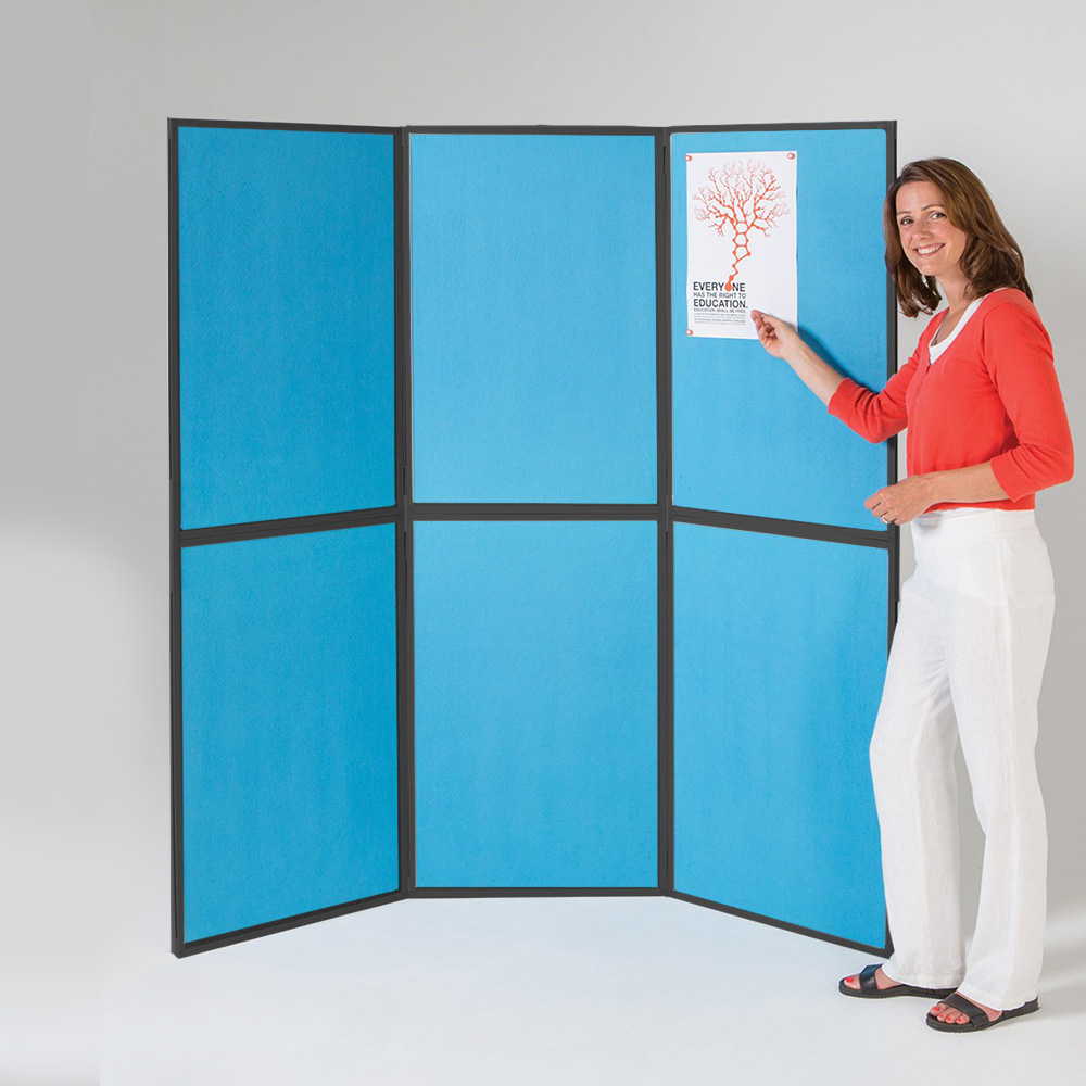 Folding 6 Panel Display Kit - Plastic Frame | Wonderwall Products Ltd