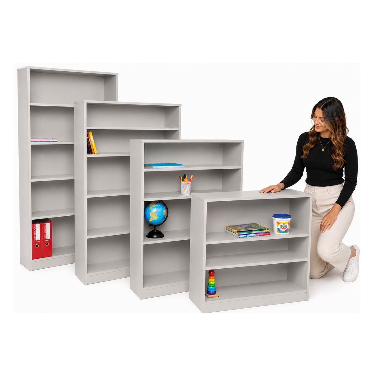 Static  Bookshelves