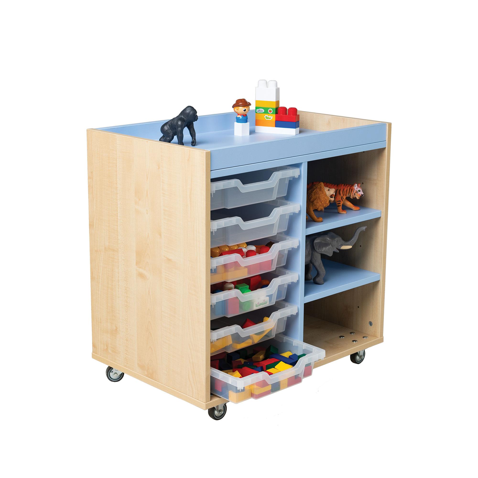 TruBlue Childrens Tray and Shelf Unit