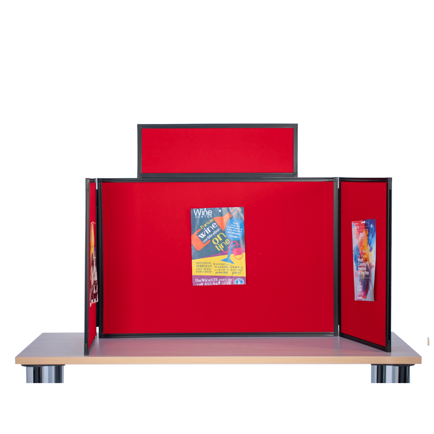 Landscape Tabletop Display Kit Cherry Red / Dove Grey Landscape Tabletop Display Kit Cherry Red / Dove Grey