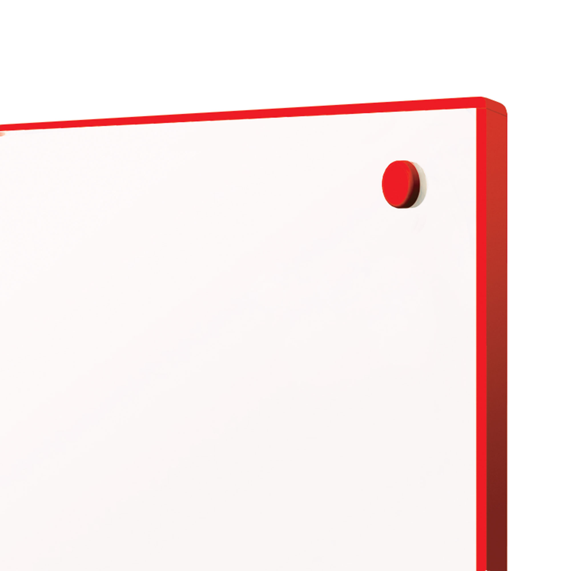 Write-on ®  Non - Magnetic Whiteboard wall Colour edge