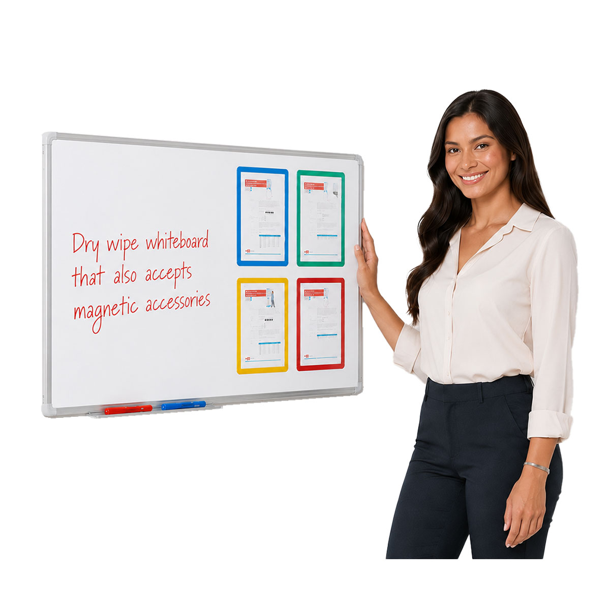 Drywipe Steel Magnetic Whiteboard