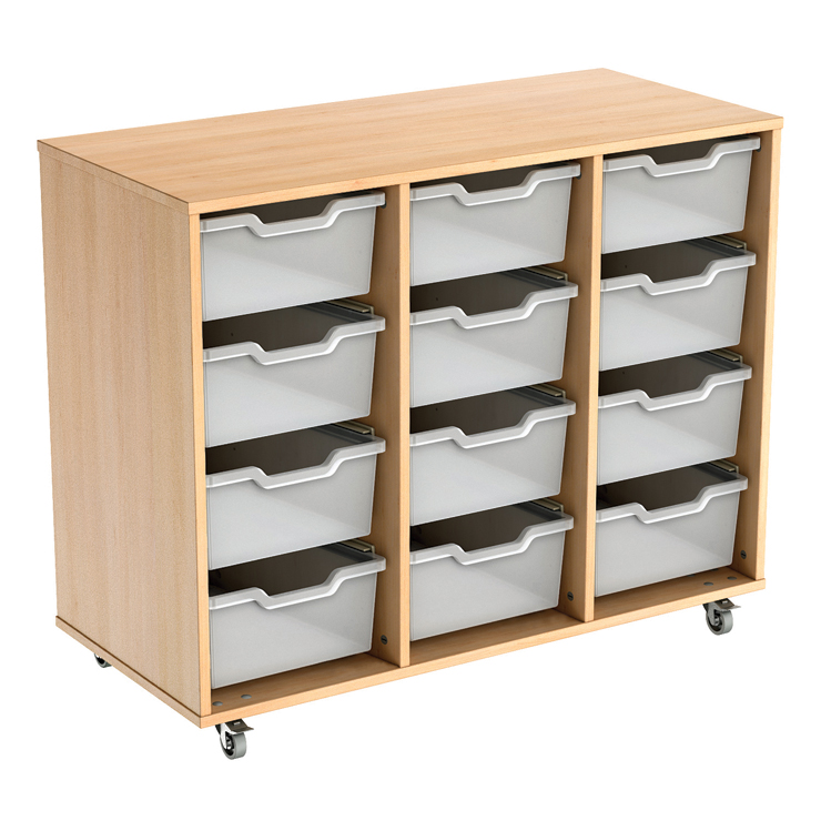 School Tray Storage - 12 Deep Trays