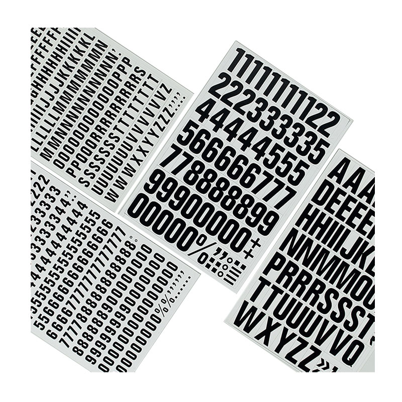 Write-On Magnetic Characters