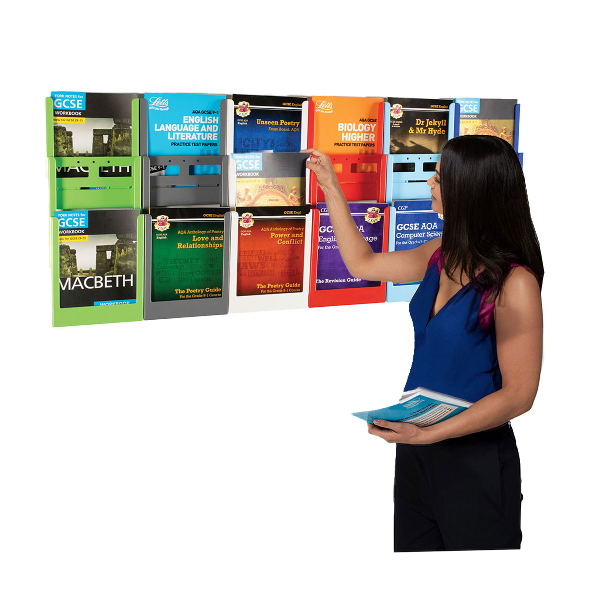 Expanda-Stand™ Leaflet Display - Coloured PVC Pockets Expanda-Stand™ Leaflet Display - Coloured PVC Pockets