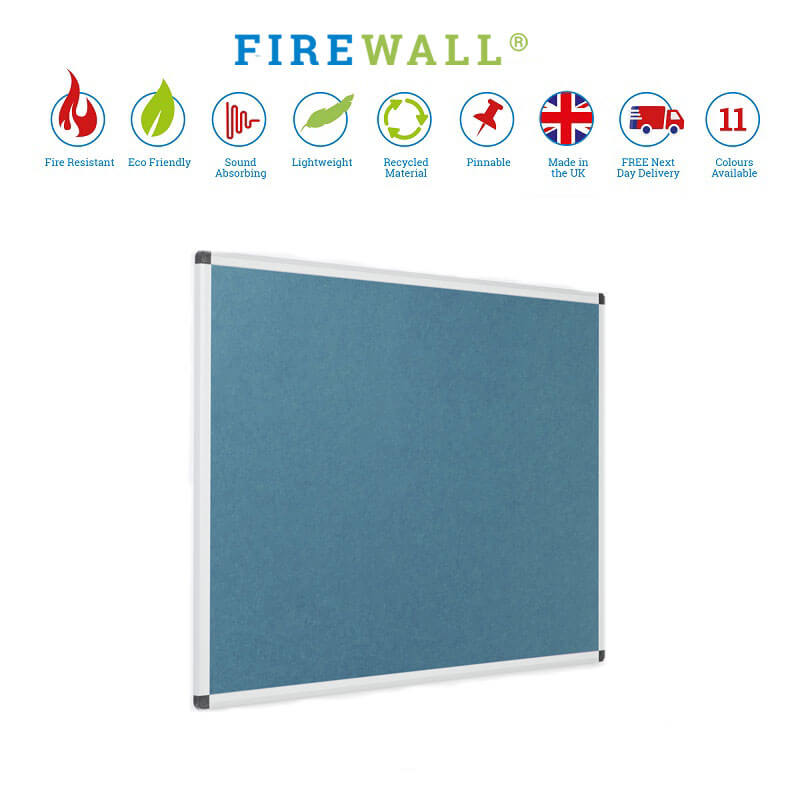 Firewall® Noticeboard with Aluminium Frame