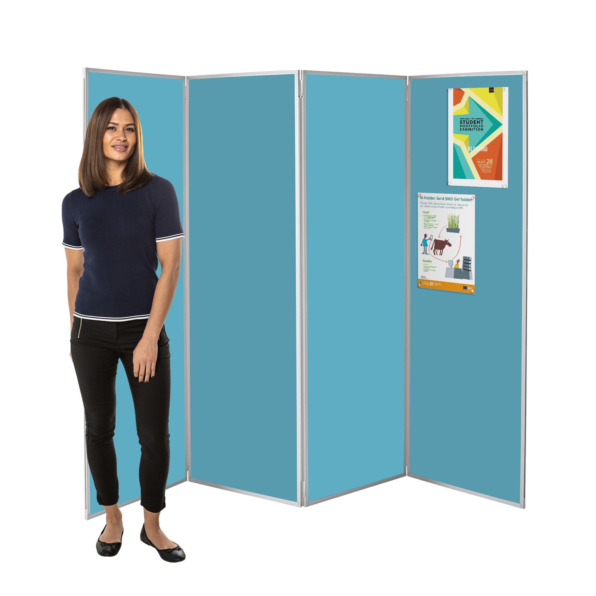 Concertina Folding Exhibition Display / Room Divider