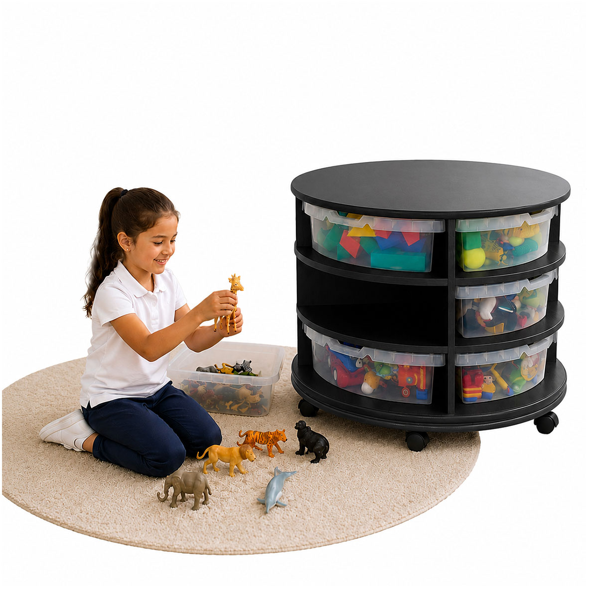 Childrens Quadrant Storage - Circular Unit