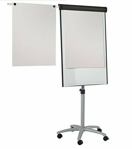 Magnetic Mobile Whiteboard 40x28 inches Dry Erase Board Flipchart Easel Stand White Board 